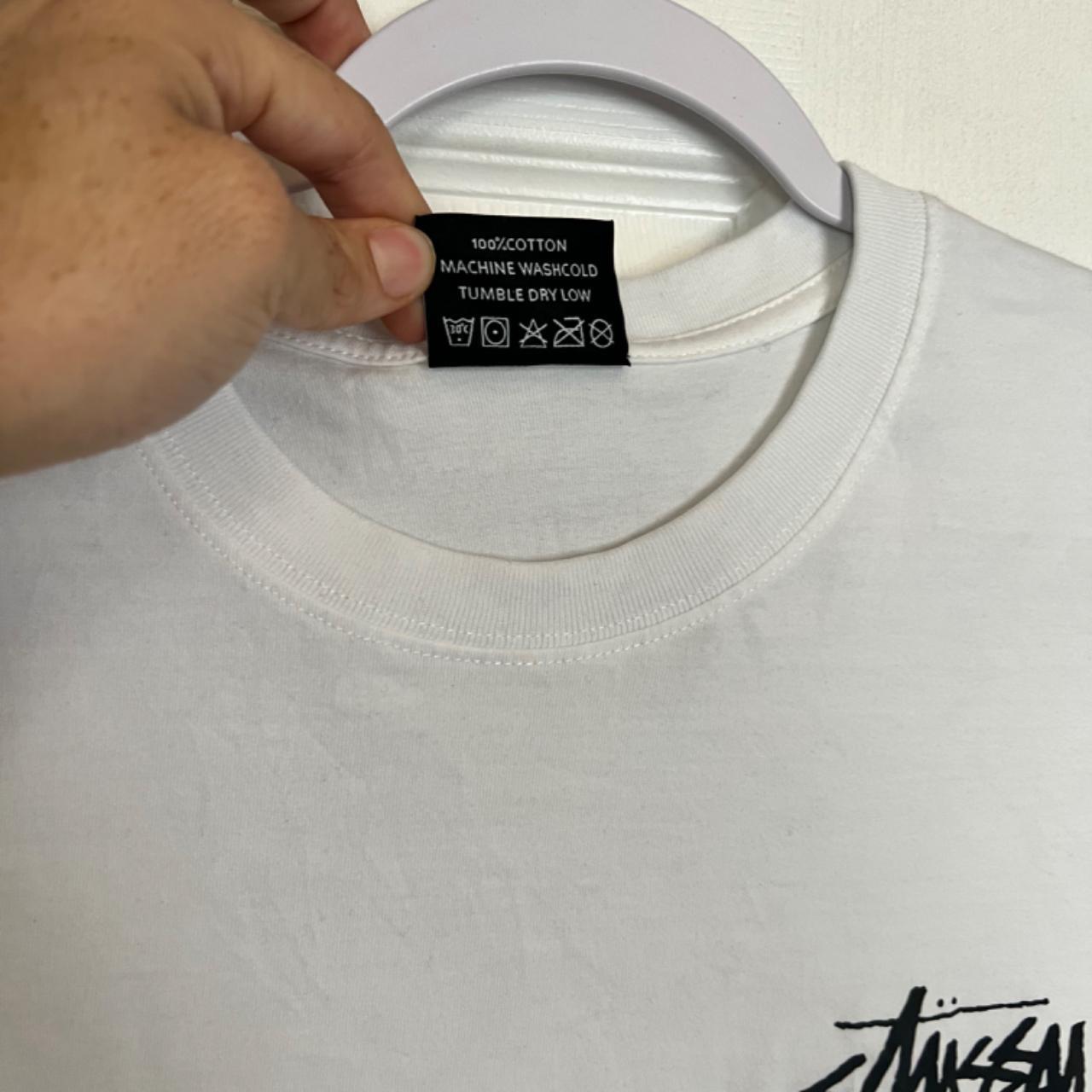 Stüssy Suits Tee White Size Large Great Condition... - Depop