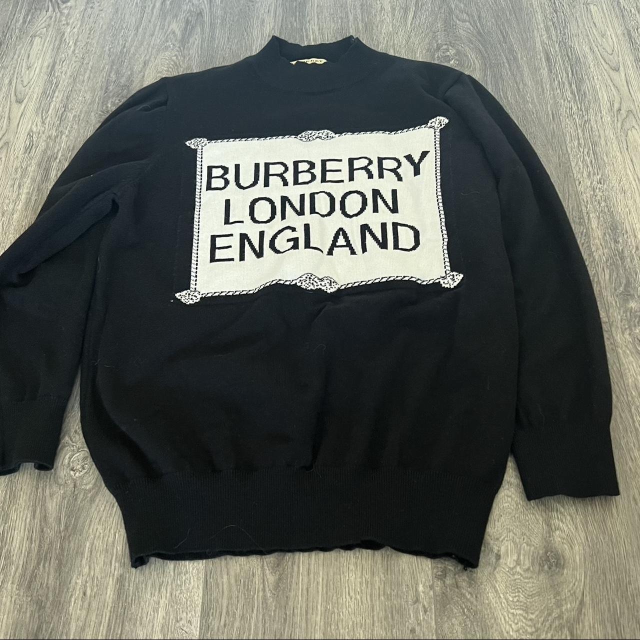 Burberry sweater London. DM ME IF INTERESTED Dm me... - Depop