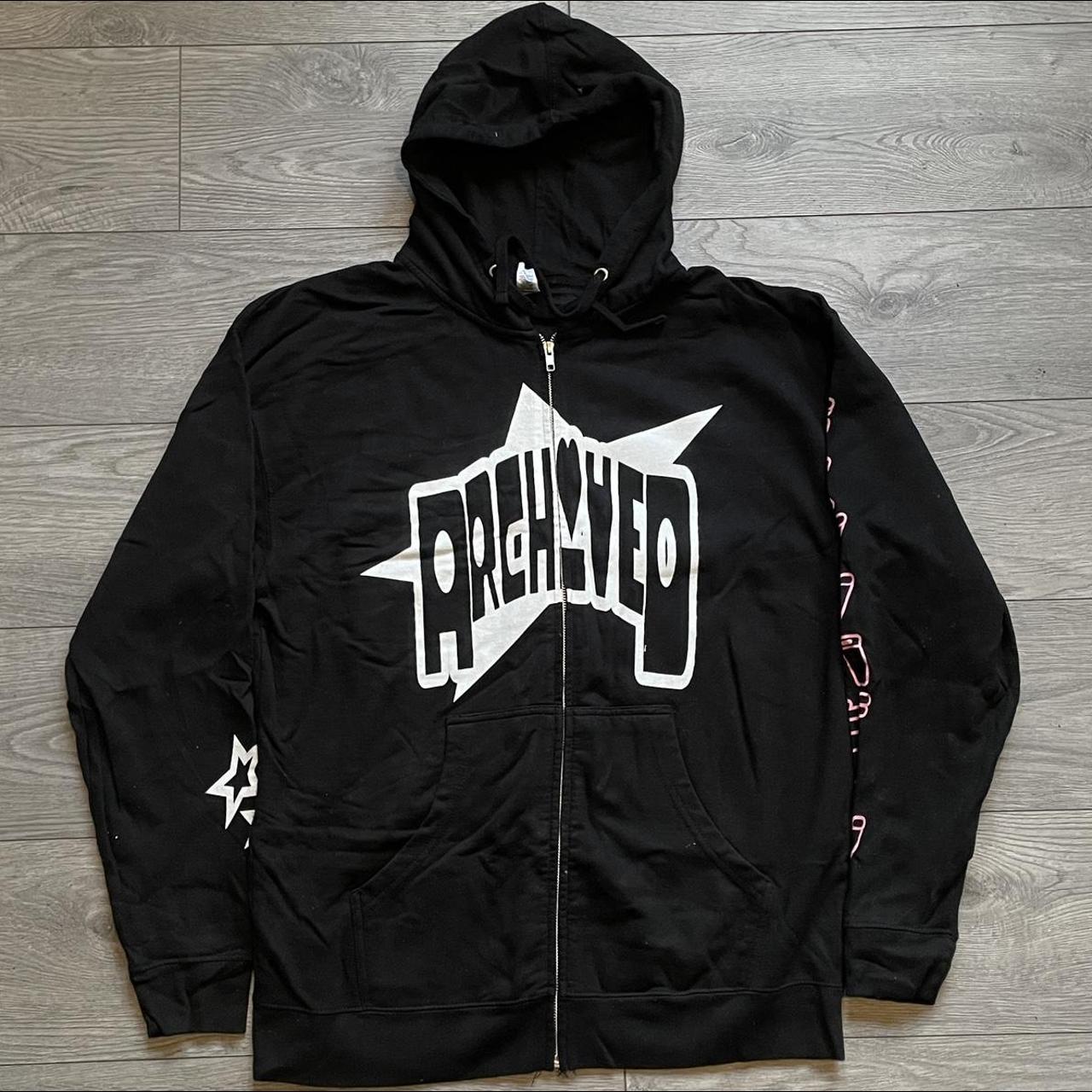 Archivedusa Star Zip Up Hoodie - Size XL... - Depop