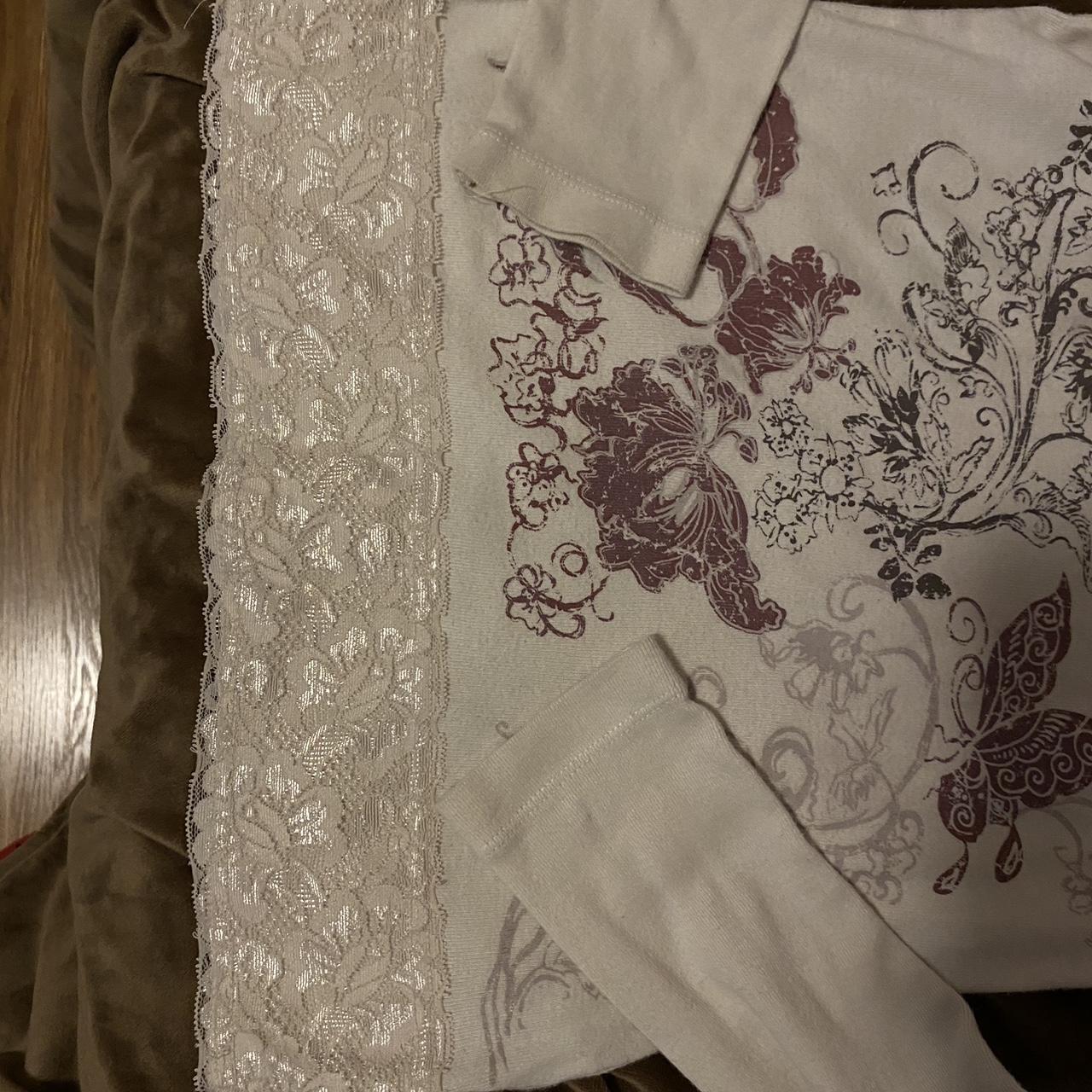 White Butterfly top butterfly indie Depop