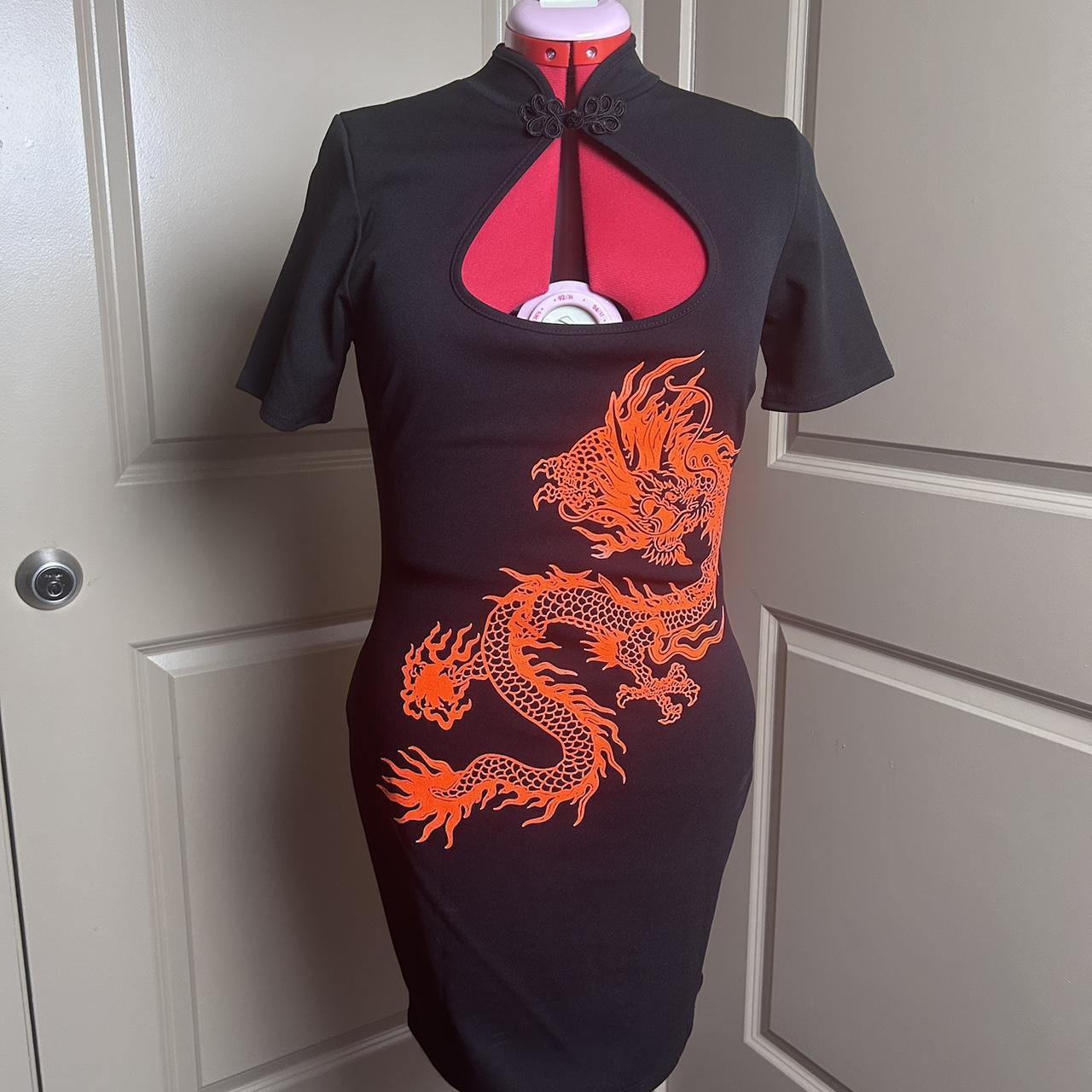 Fashion nova traditional Chinese style black