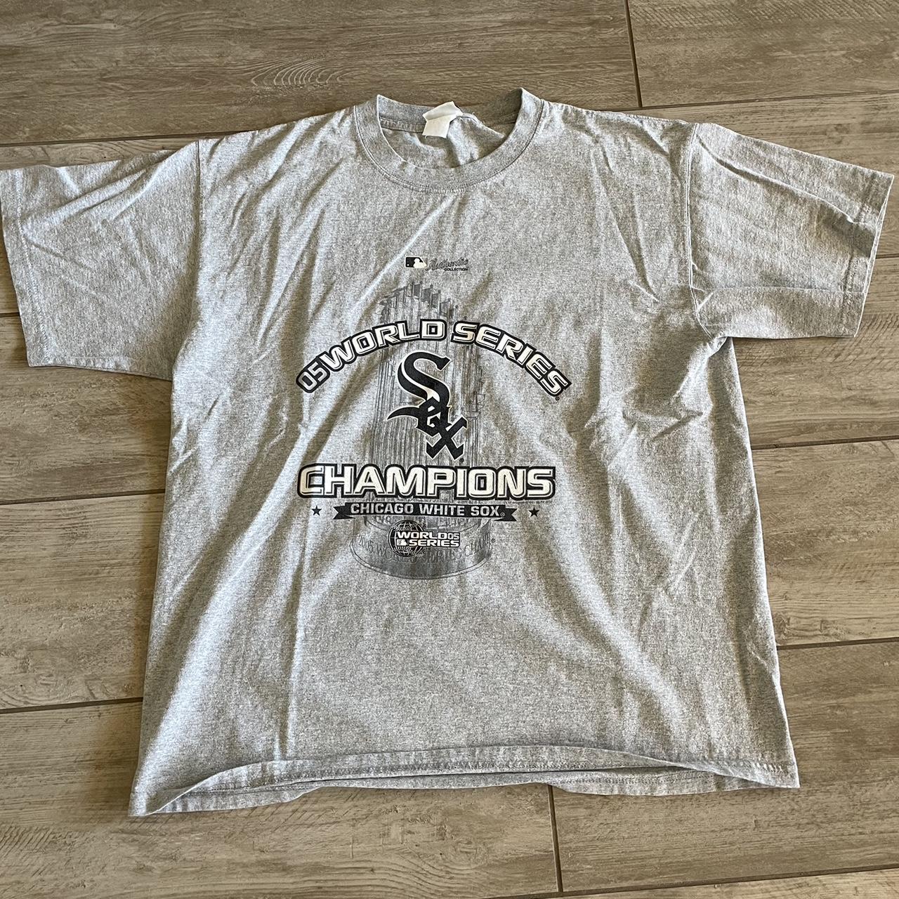 Y2k 2005 Chicago White Sox World Series T-Shirt Lee - Depop