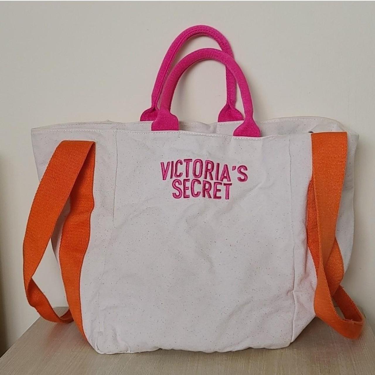 VICTORIA'S SECRET Extra Large Canvas Beach Bag Tote | Depop