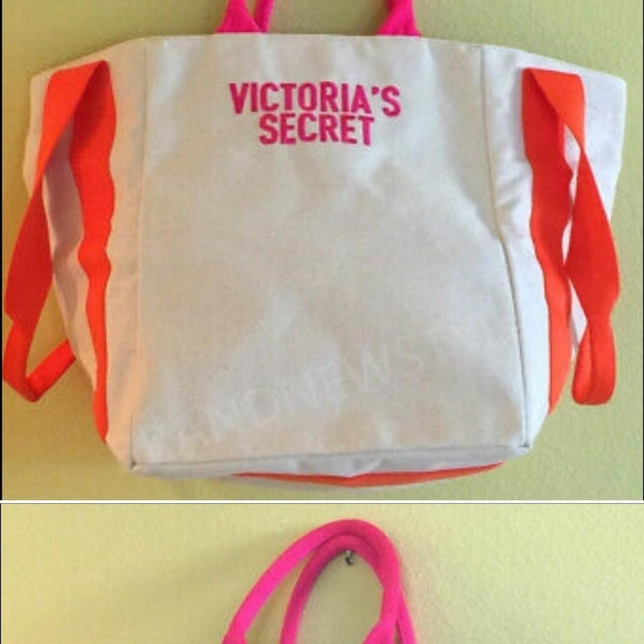 VICTORIA'S SECRET Extra Large Canvas Beach Bag Tote | Depop