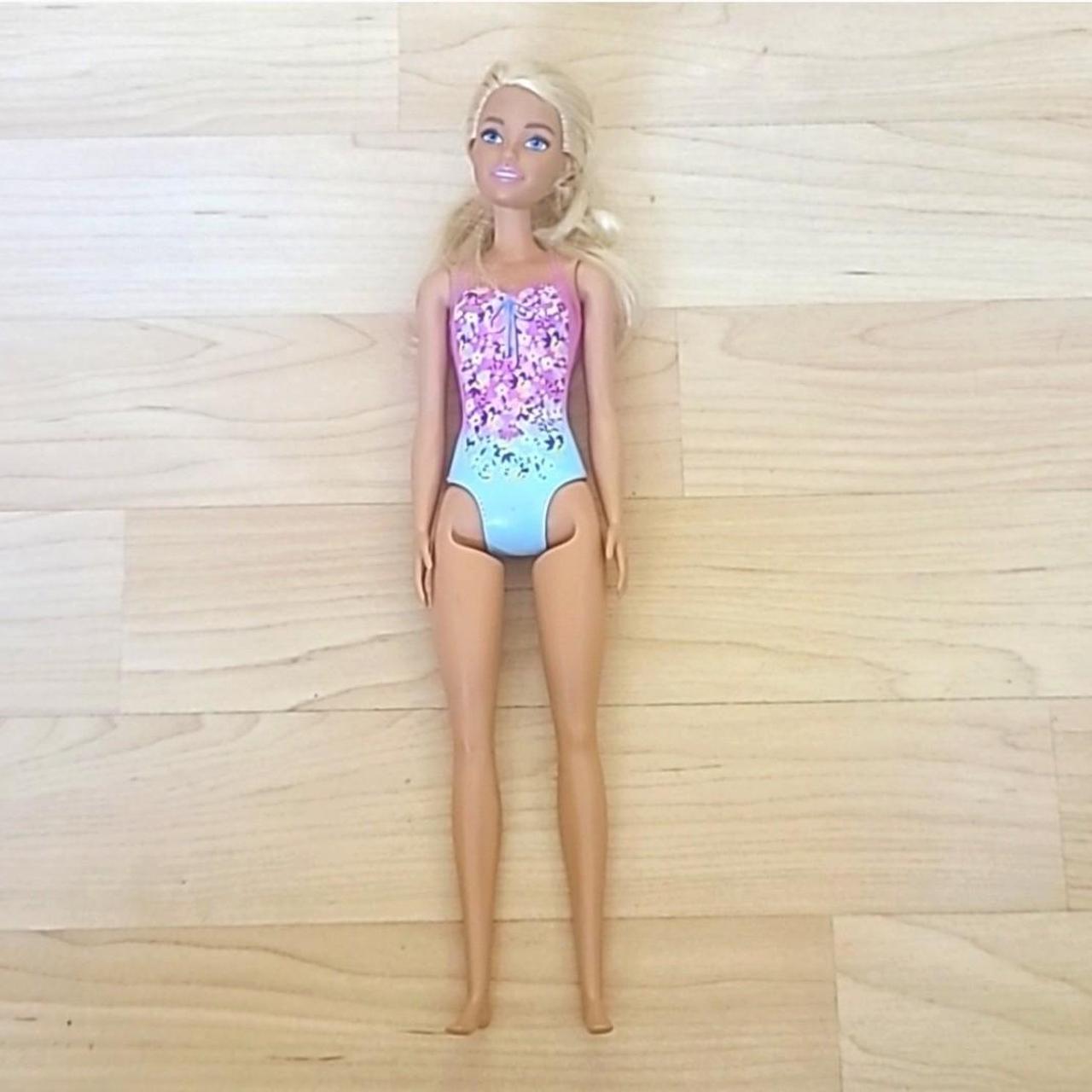 Barbie 2019 Swimsuit Pink/Blue Blonde Depop