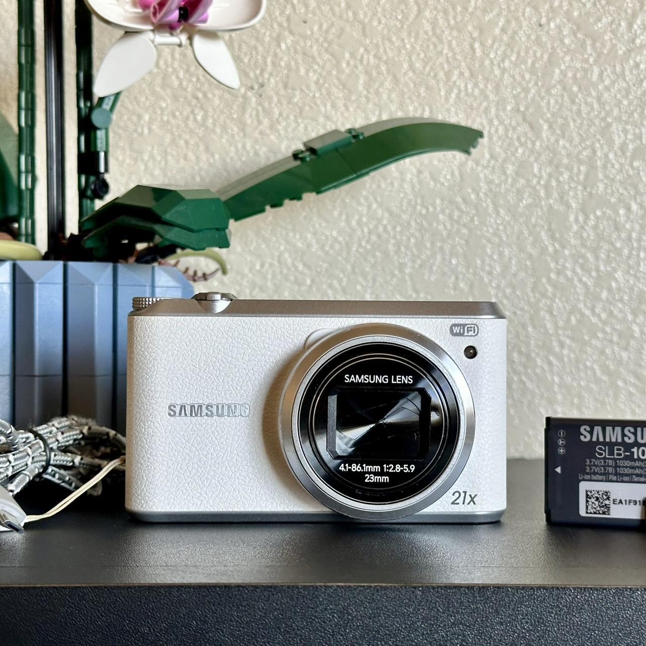 Samsung WB150F SMART Long Zoom Digital Camera White... Depop