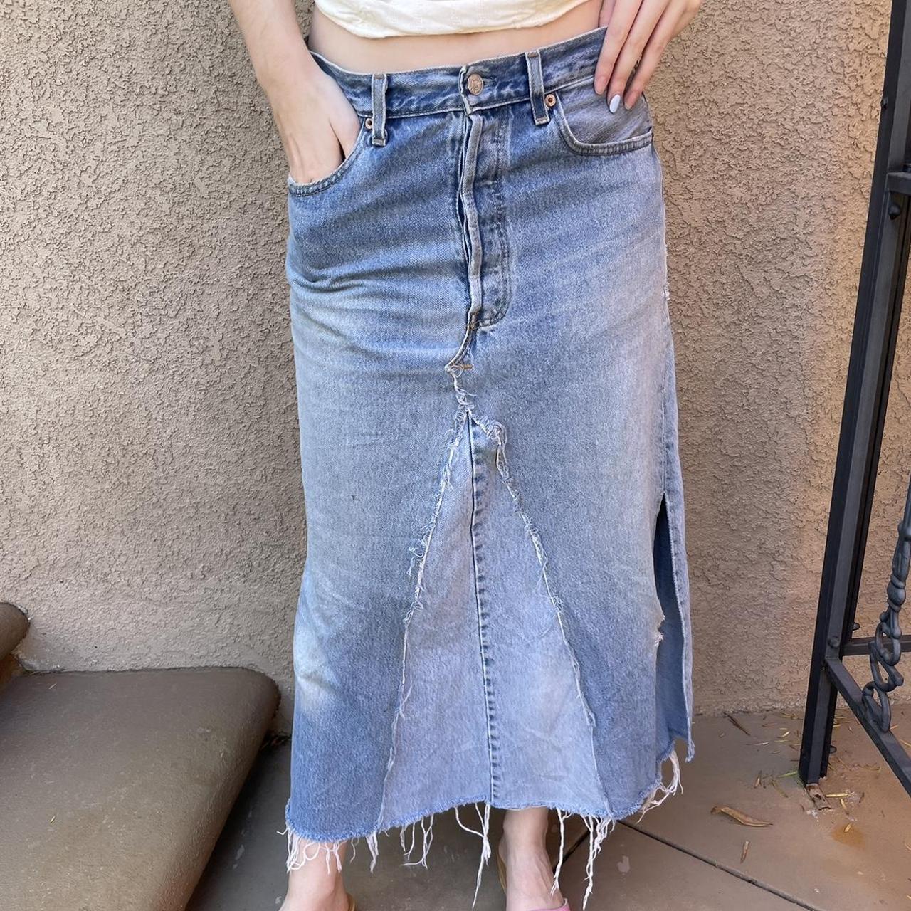 Women's Blue Skirt | Depop