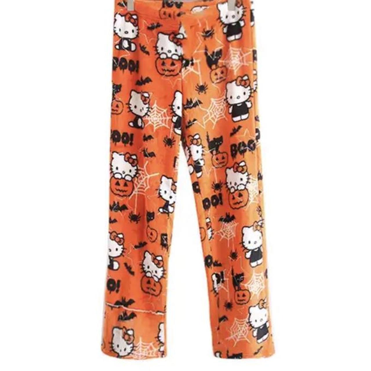 Hello kitty Halloween pajama pants - Depop