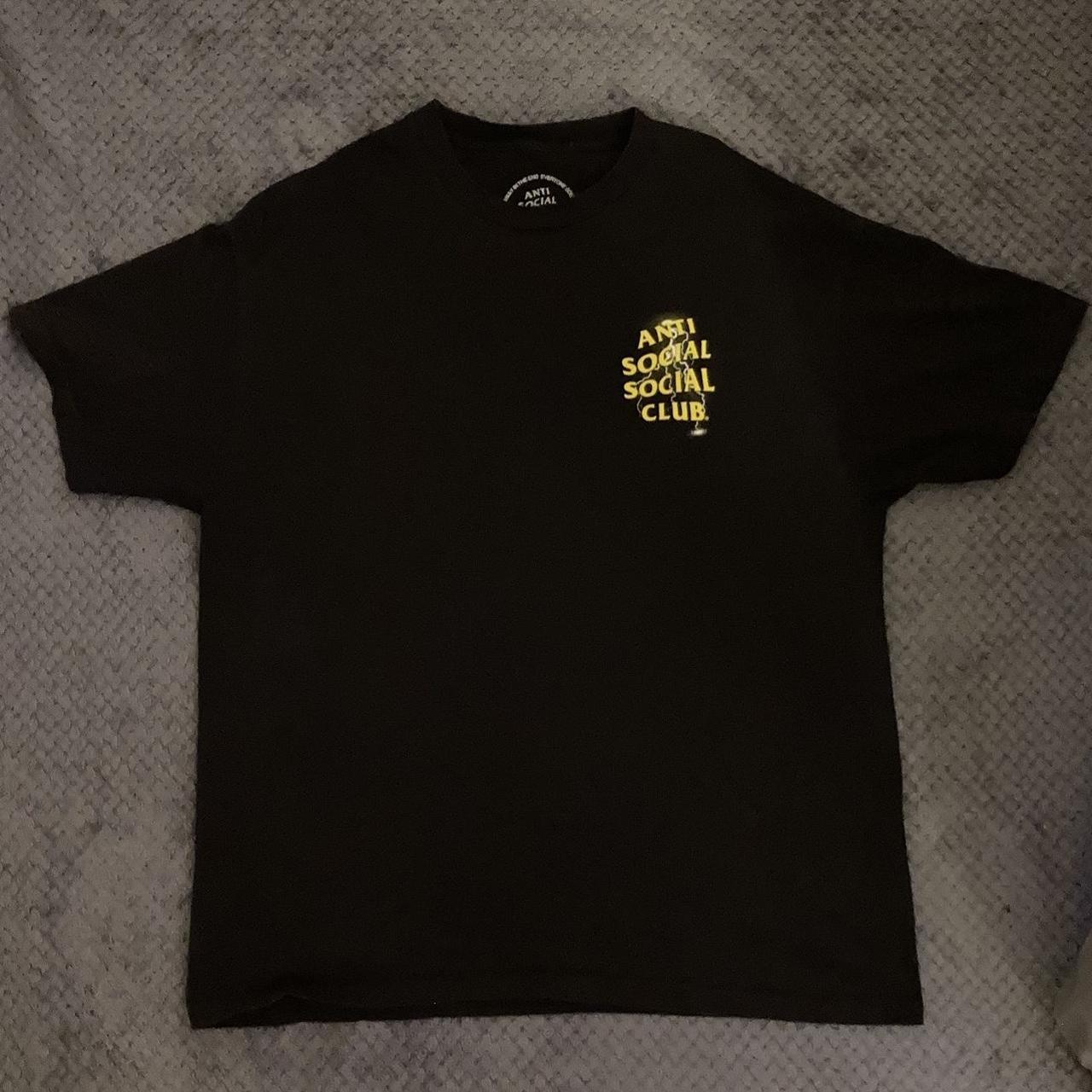 Anti Social Social Club Lightning T Shirt Free Depop   P0 