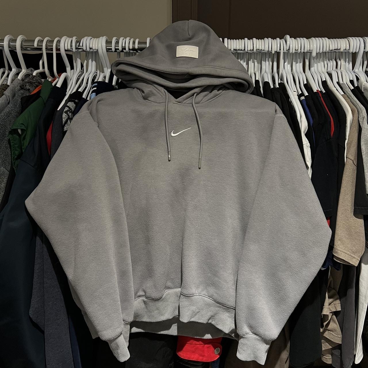 Fear Of God Nike Center Swoosh Double Hooded - Small | Depop