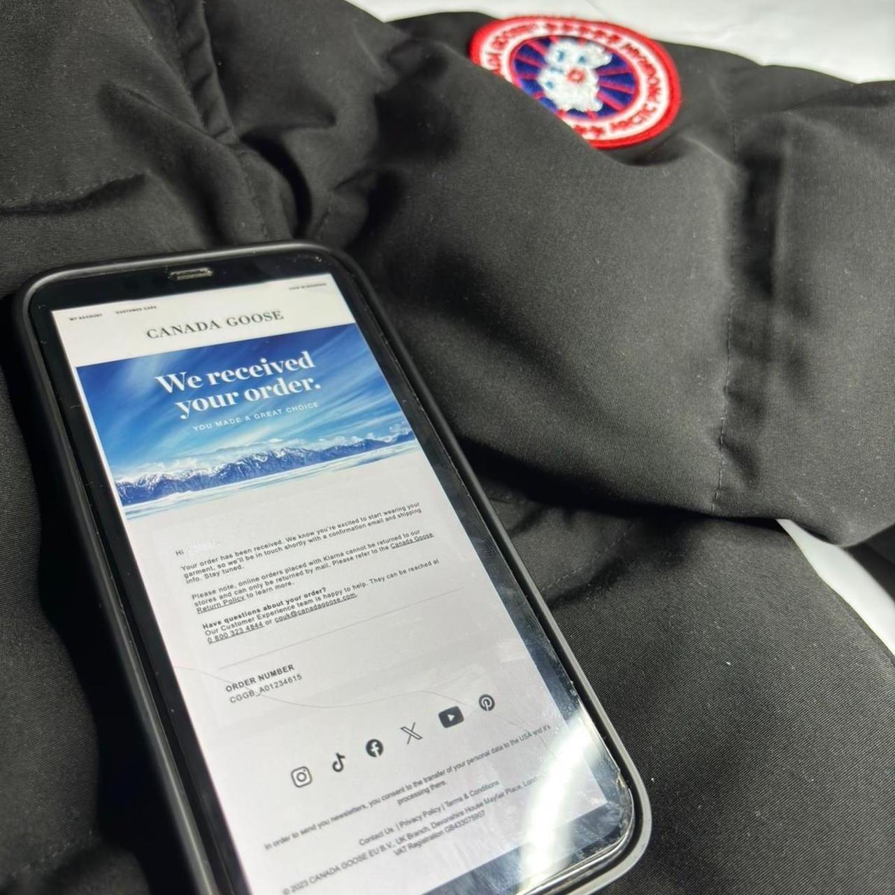 Canada goose coat Bag Receipt can be... - Depop