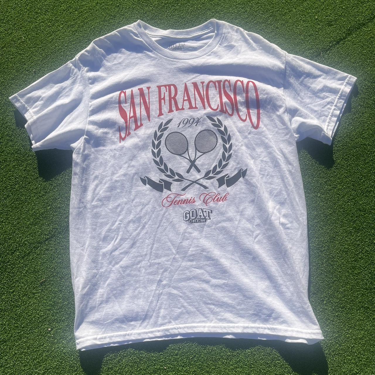 Culture Kings Goat Crew 1994 San Francisco Tennis Depop   P0 