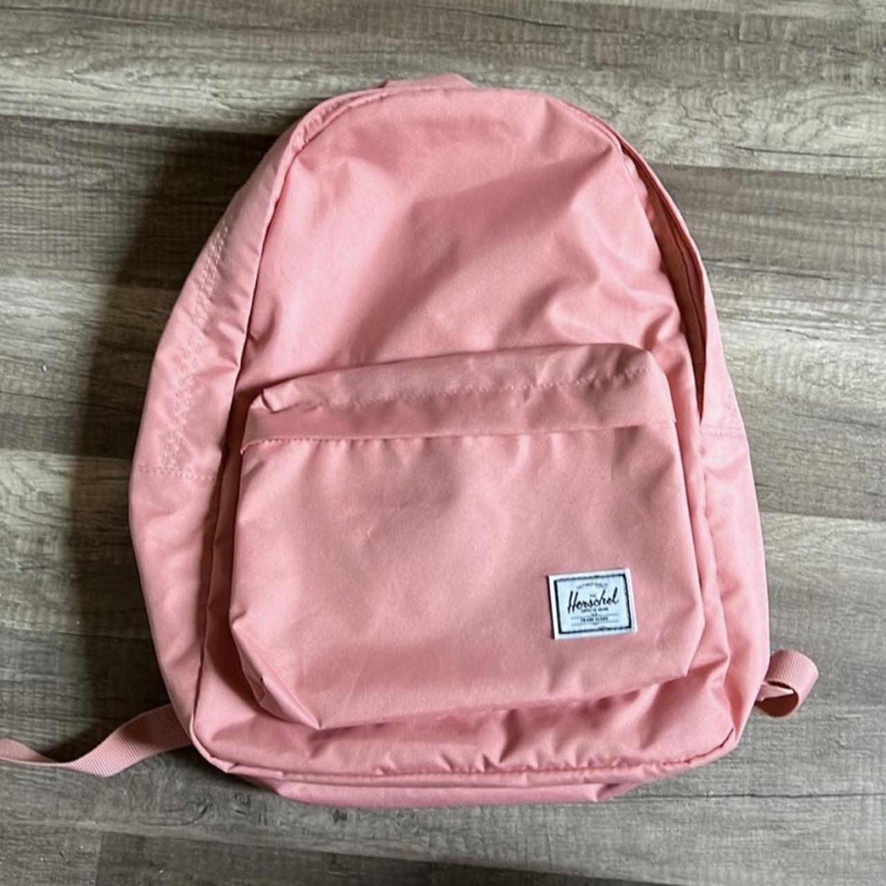 Herschel backpack; pink; like new condition;... - Depop