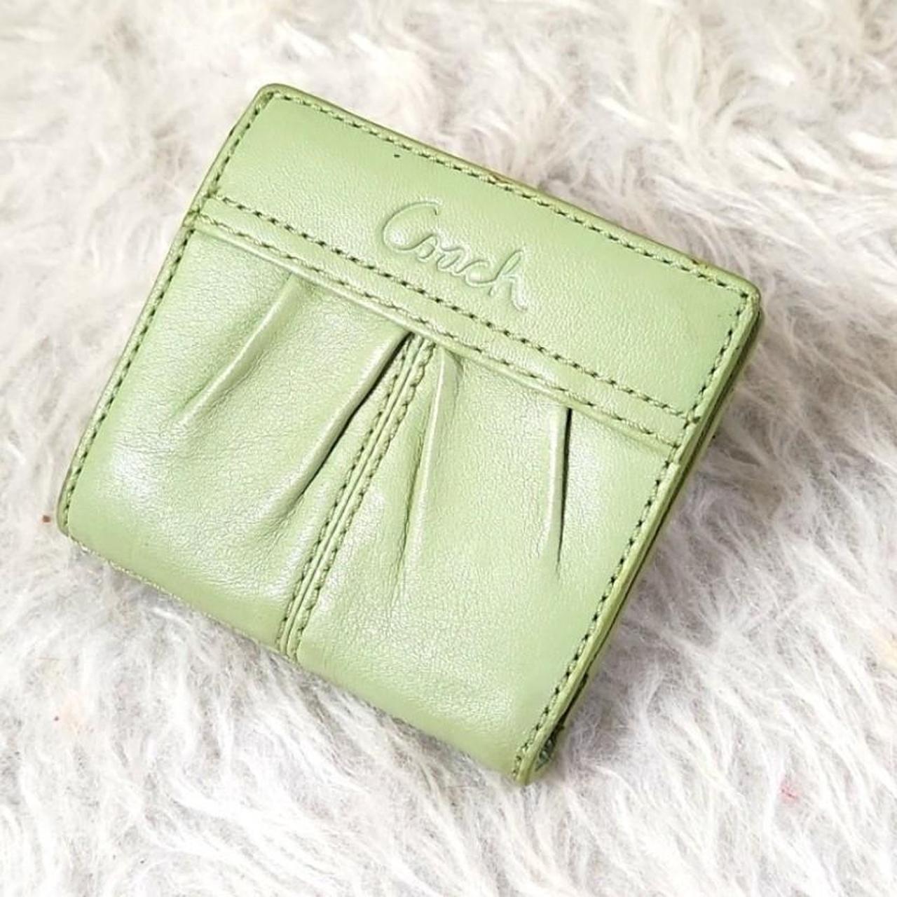 Coach Women's Green Wallet-purses