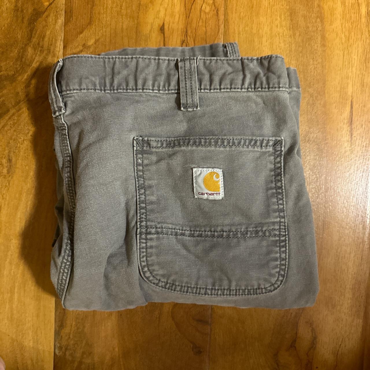 NICE OLD BAGGY CARHARTT PANTS ‼️‼️ minor stains but... - Depop