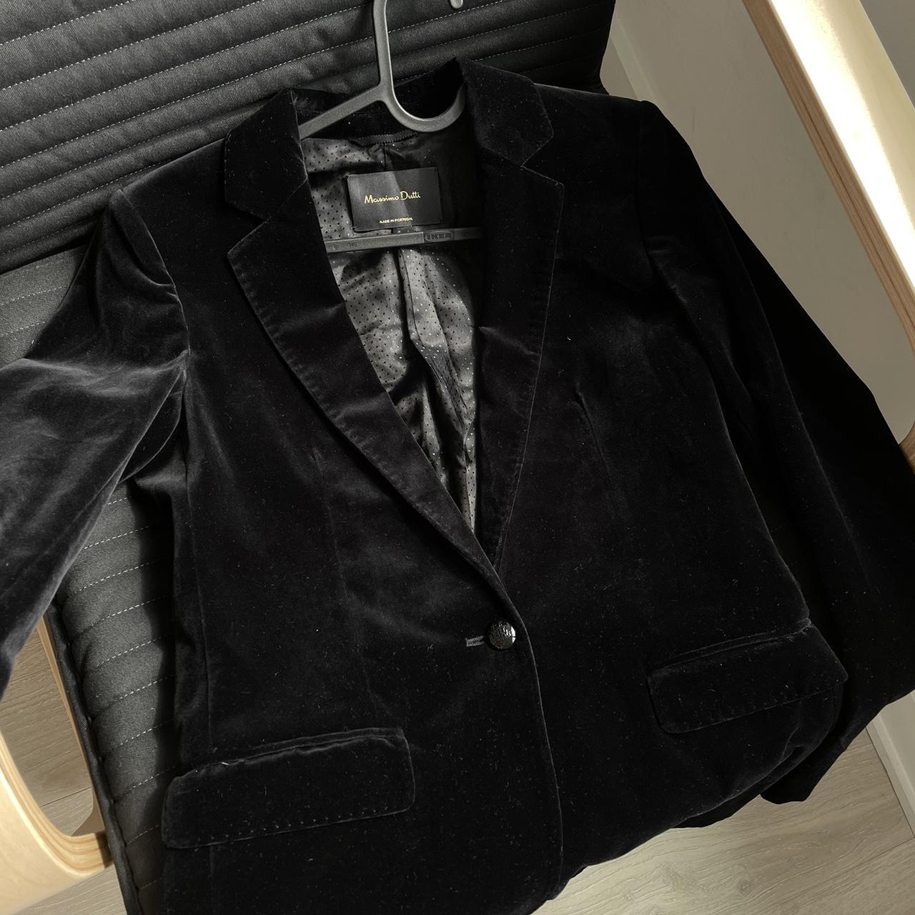 Massimo dutti velvet outlet jacket