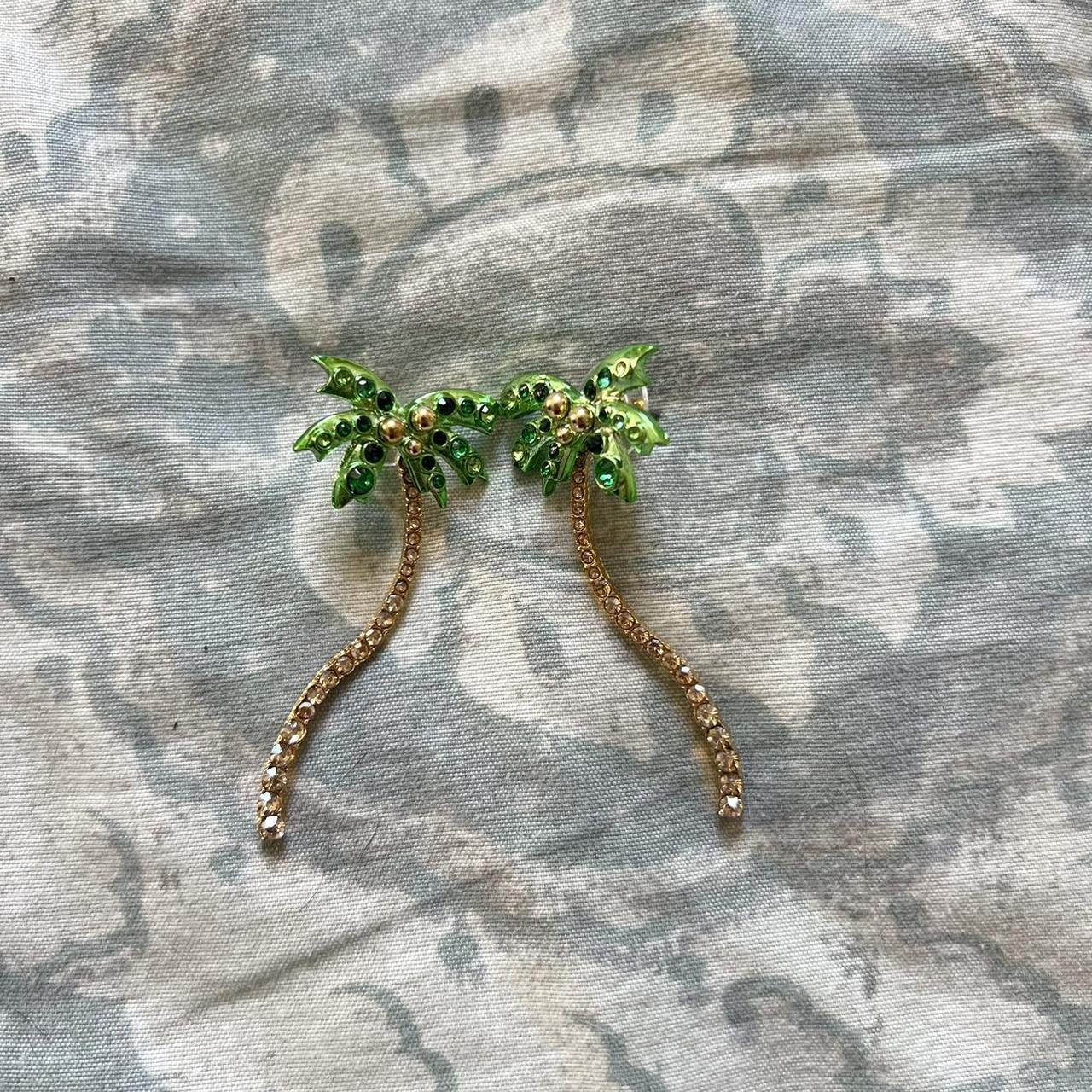 Kate spade palm tree on sale earrings