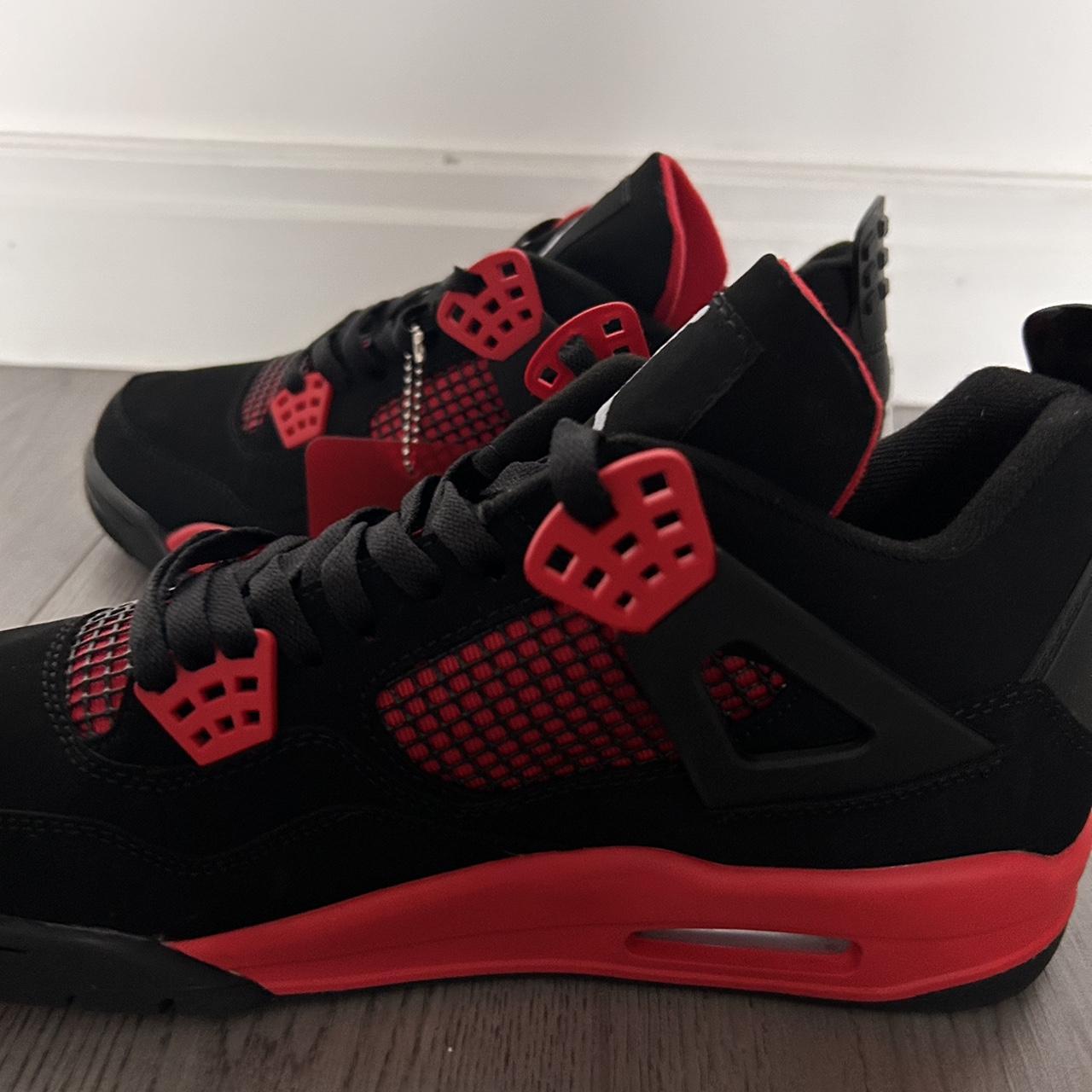 Air jordan 4 red thunder size 9 brand new no time... - Depop