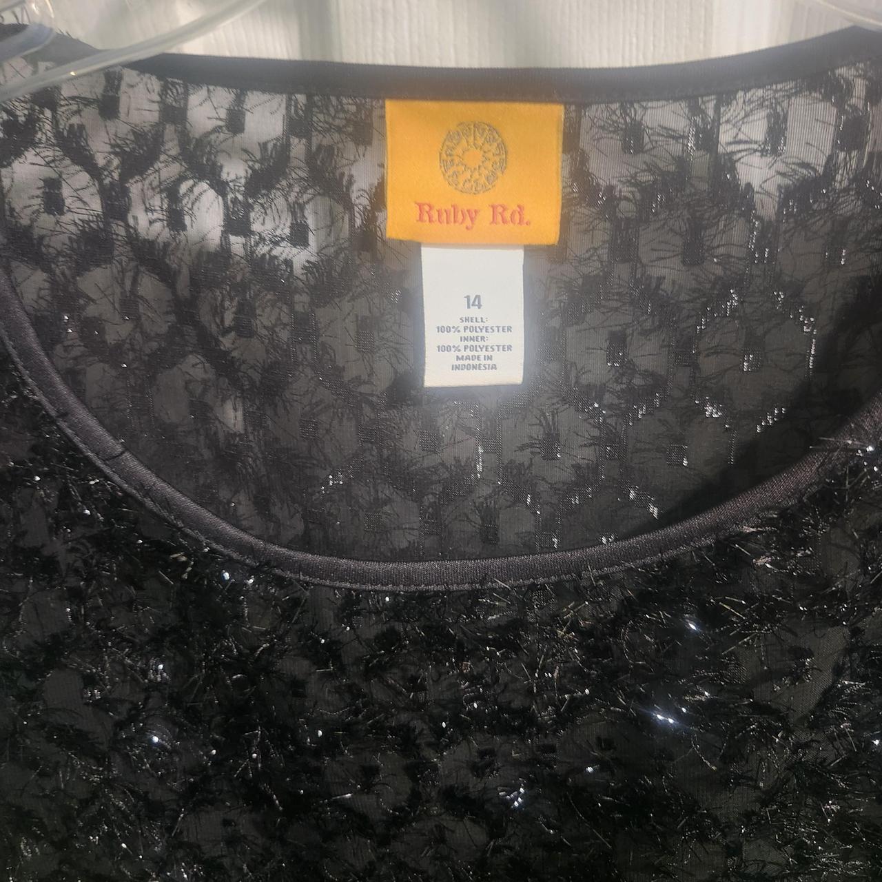 Ruby Rd. Women's Blouse - Black - 14 – RUBY RD la… - image 2
