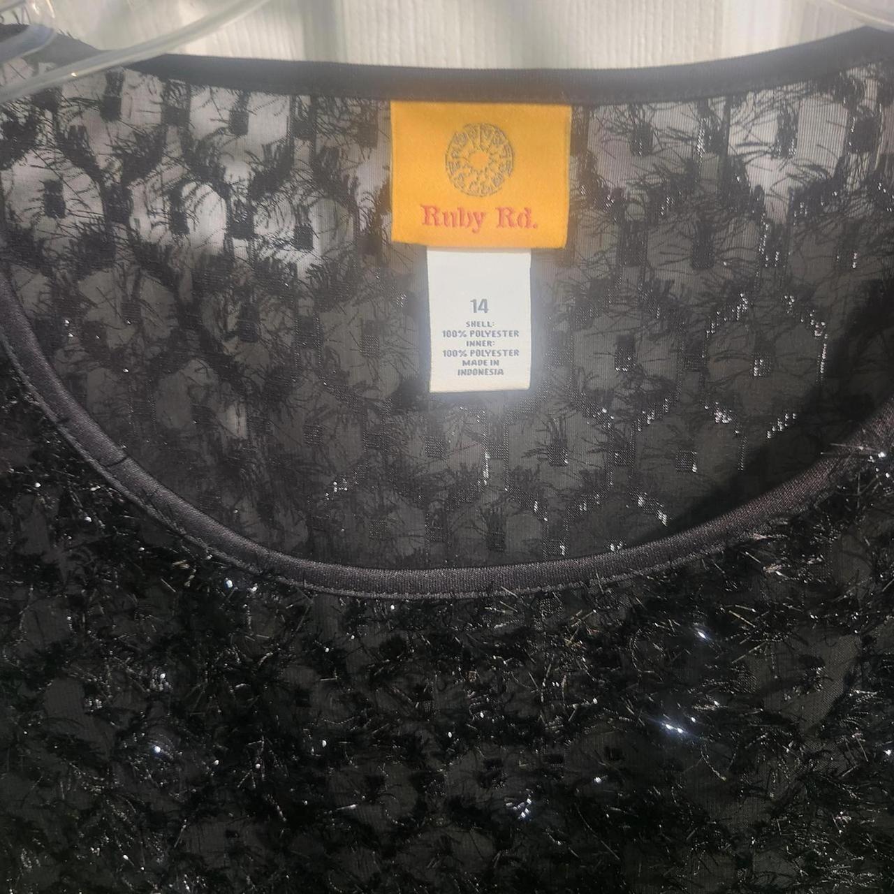 Ruby Rd. Women's Blouse - Black/Black - 14 – Ruby… - image 2