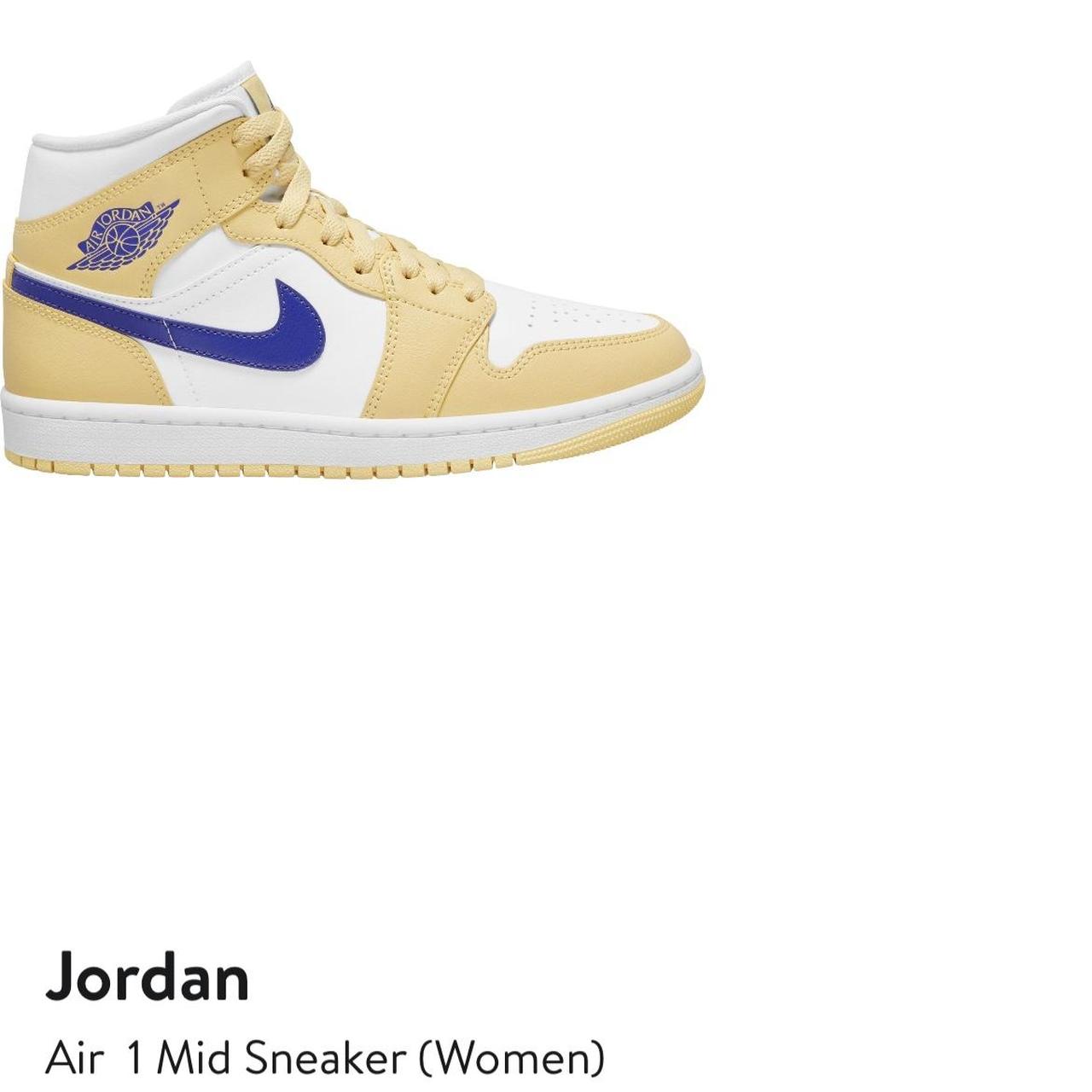 Air jordan 1 mid best sale lemon yellow