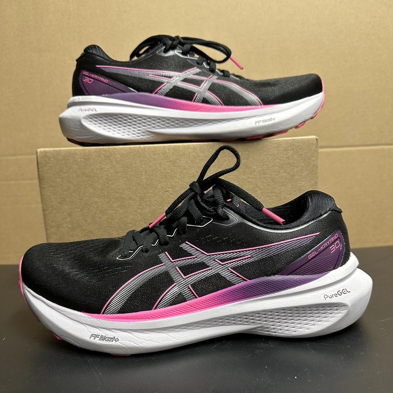 ASICS GEL-Kayano 30 Low Black Lilac Hint Women’s... - Depop