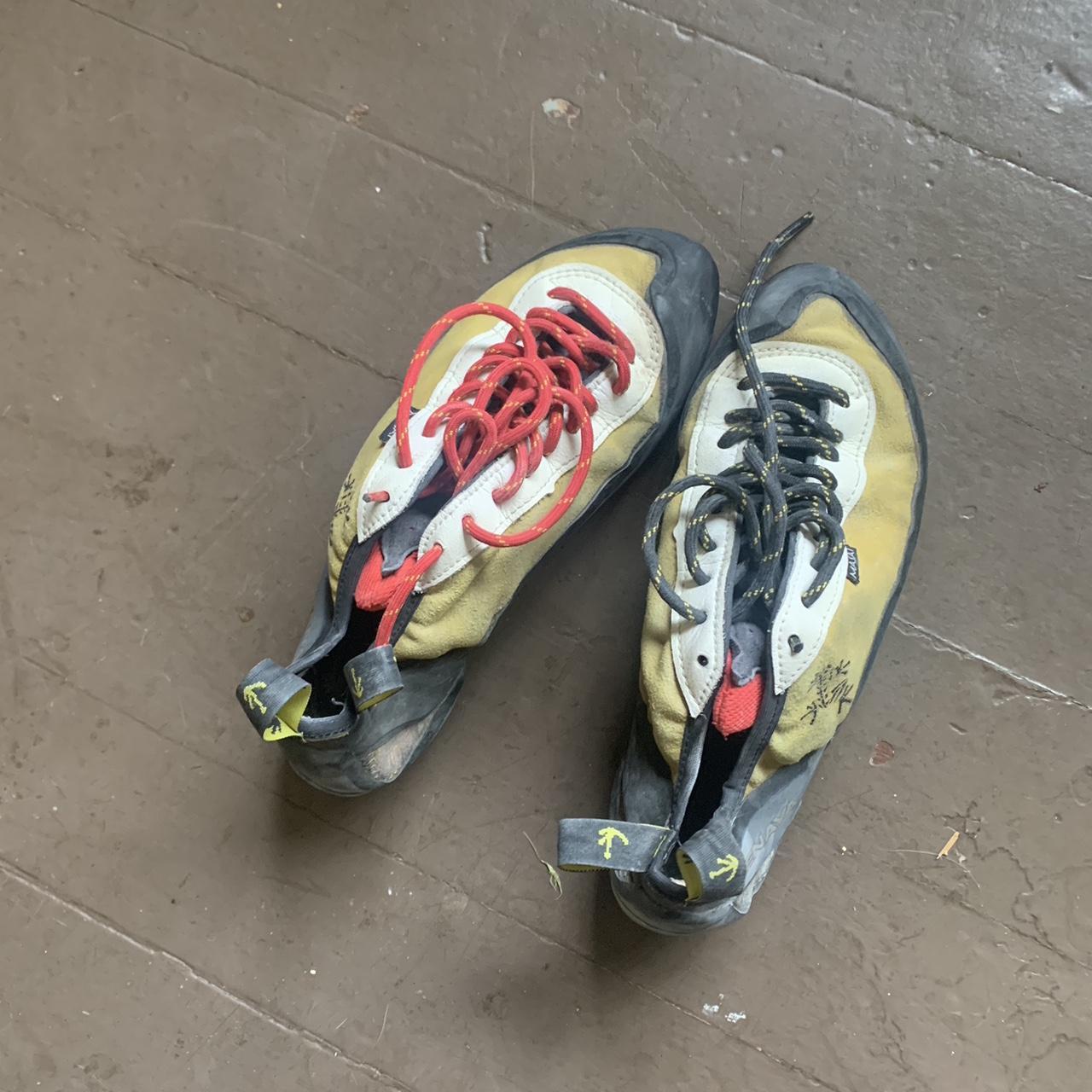 Lace up climbing shoes. Used but good condition... Depop