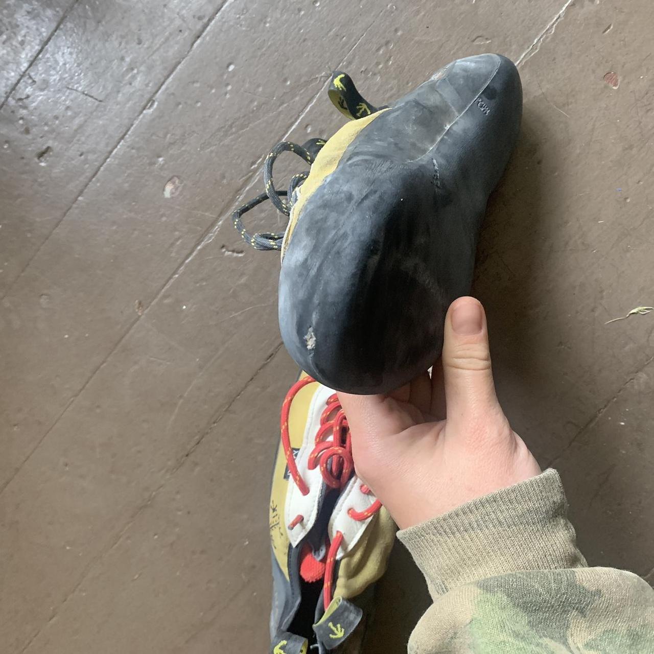 Lace up climbing shoes. Used but good condition... Depop