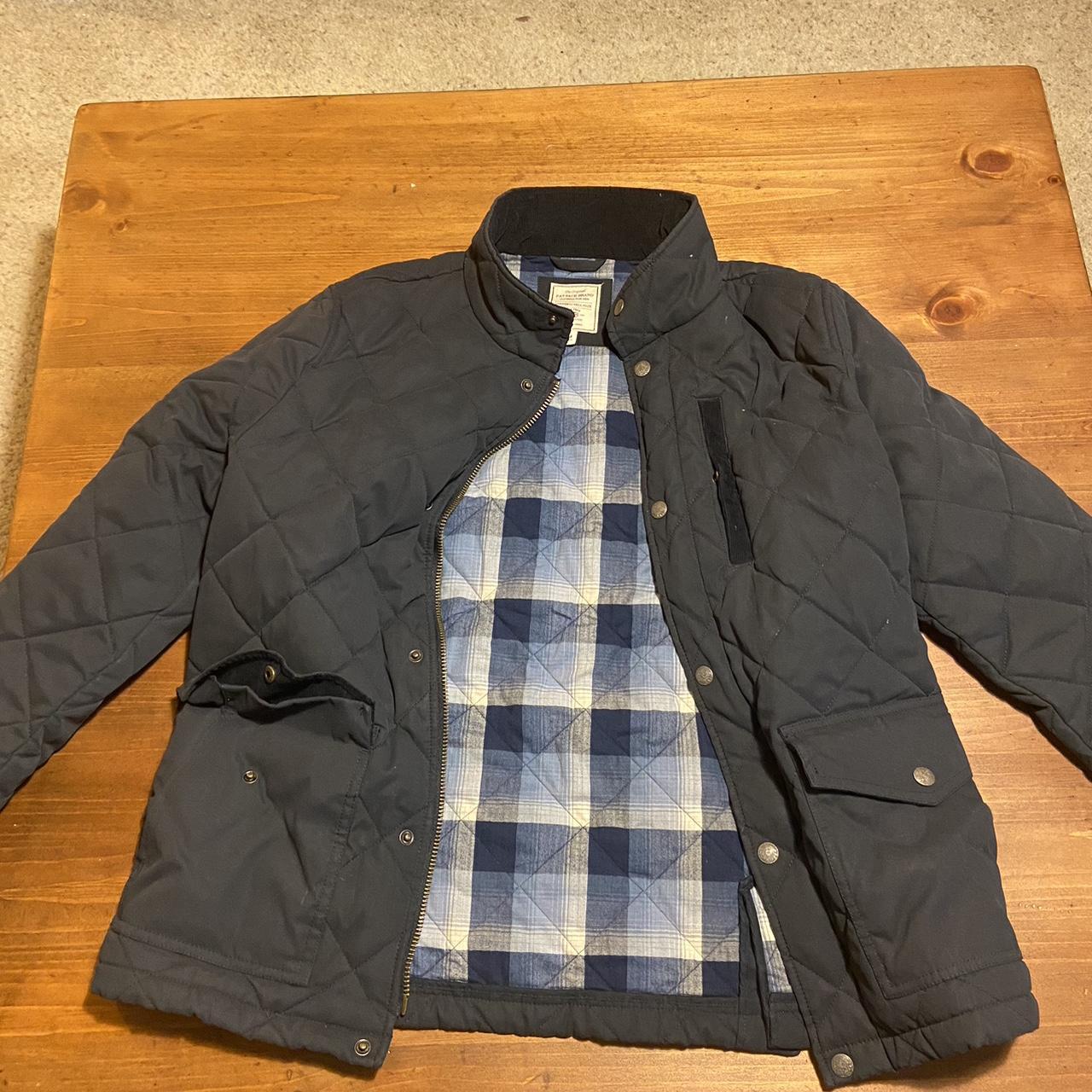 Fat Face Flannel Lined Quilted Jacket Color... - Depop
