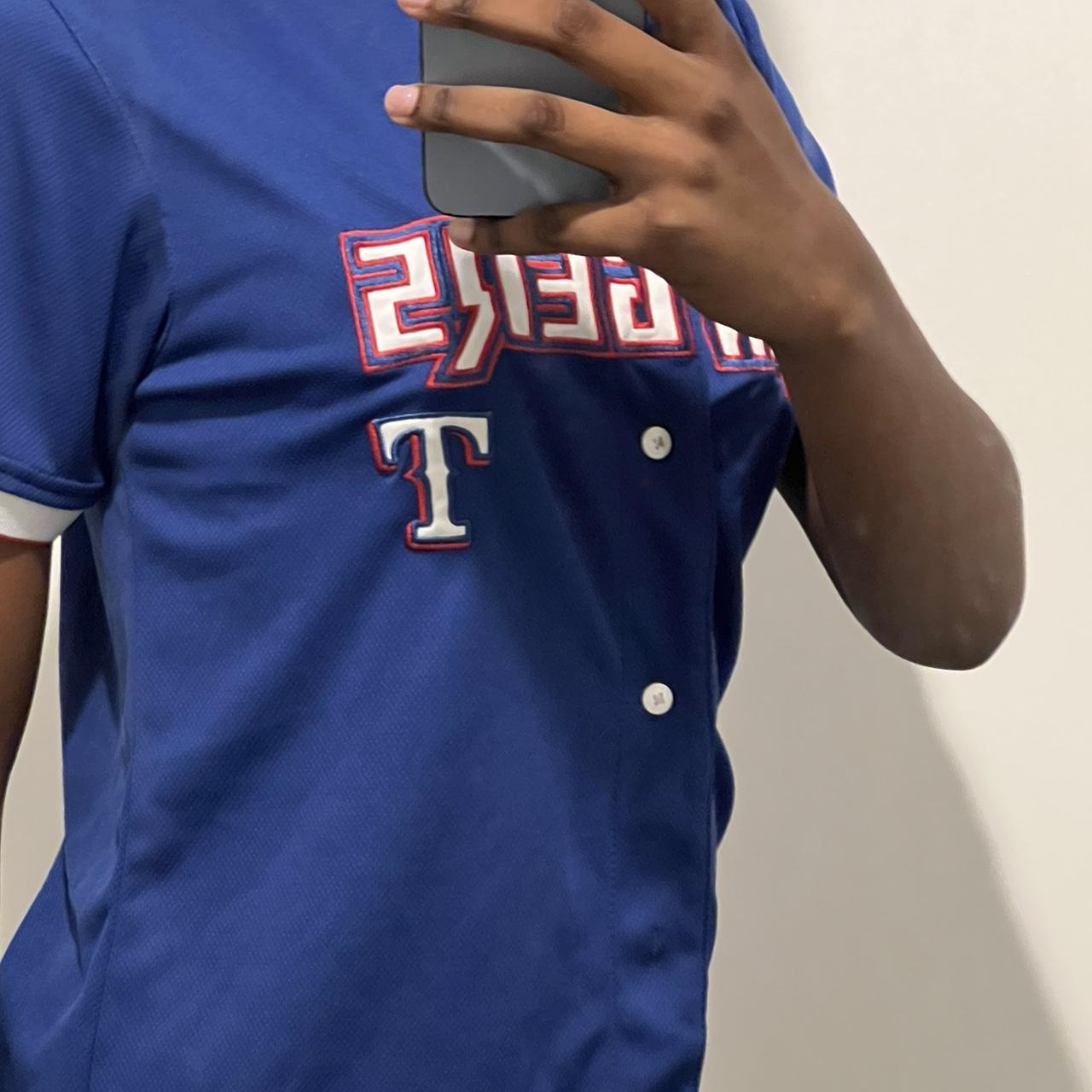 VINTAGE TEXAS RANGERS BASEBALL JERSEY / SHIRT SIZE - Depop