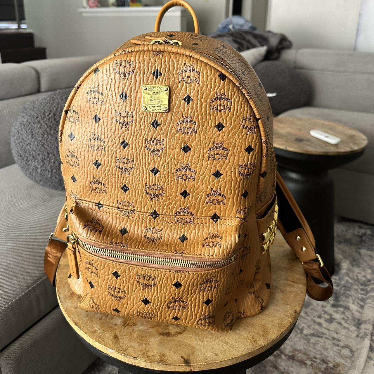 Brand new MCM yellow back pack #MCM #backpack - Depop