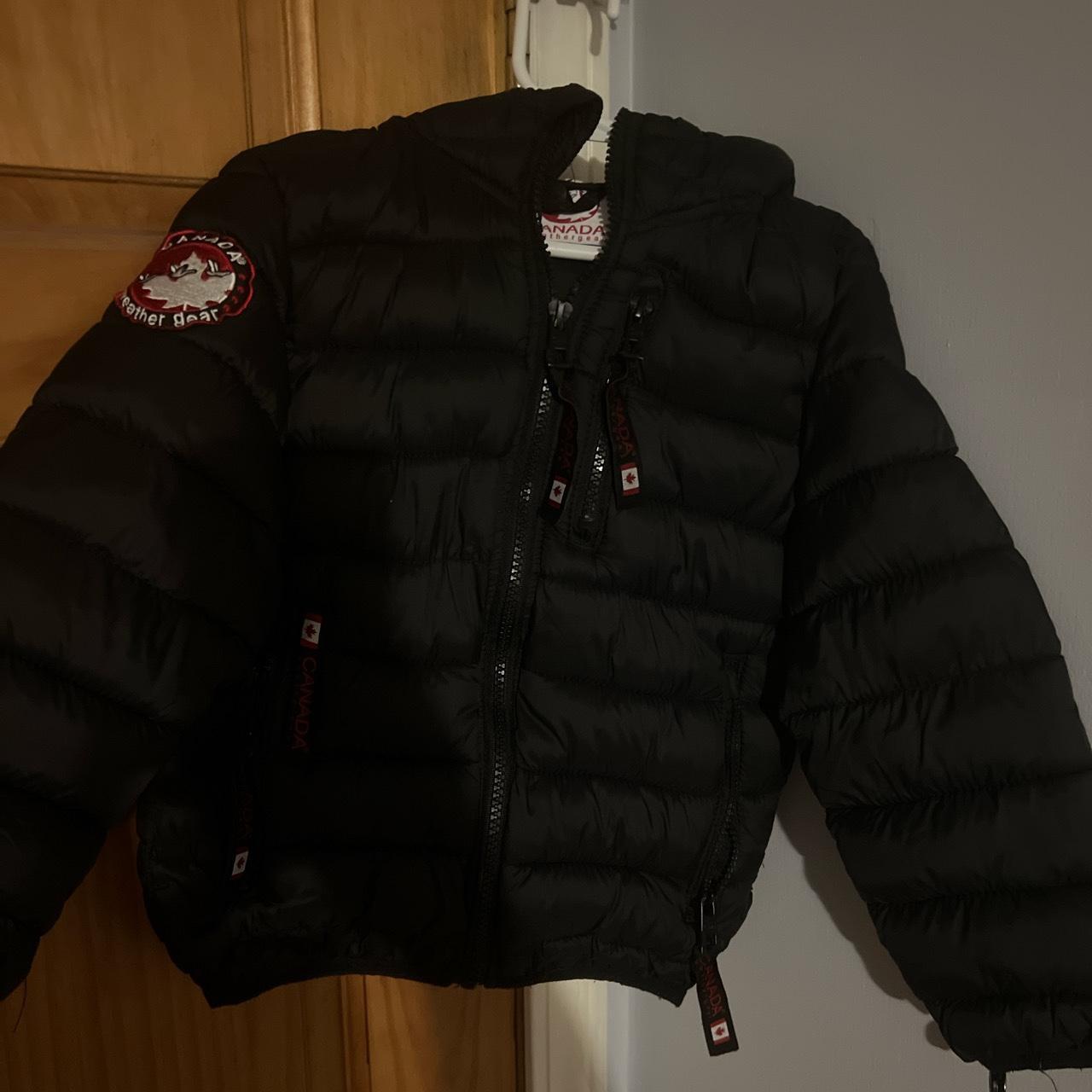 Toddler girls size four Canada goose weathergear... Depop