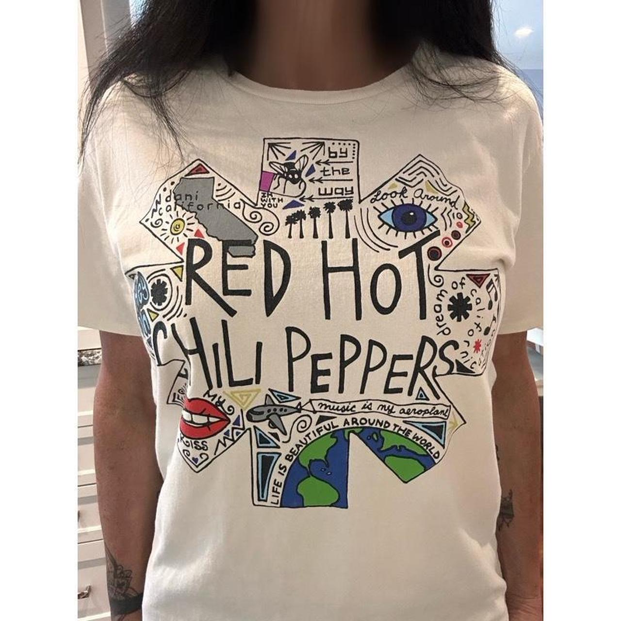 R13 Red Hot Chili Peppers Flea Doodle Boy Tee. Size Depop