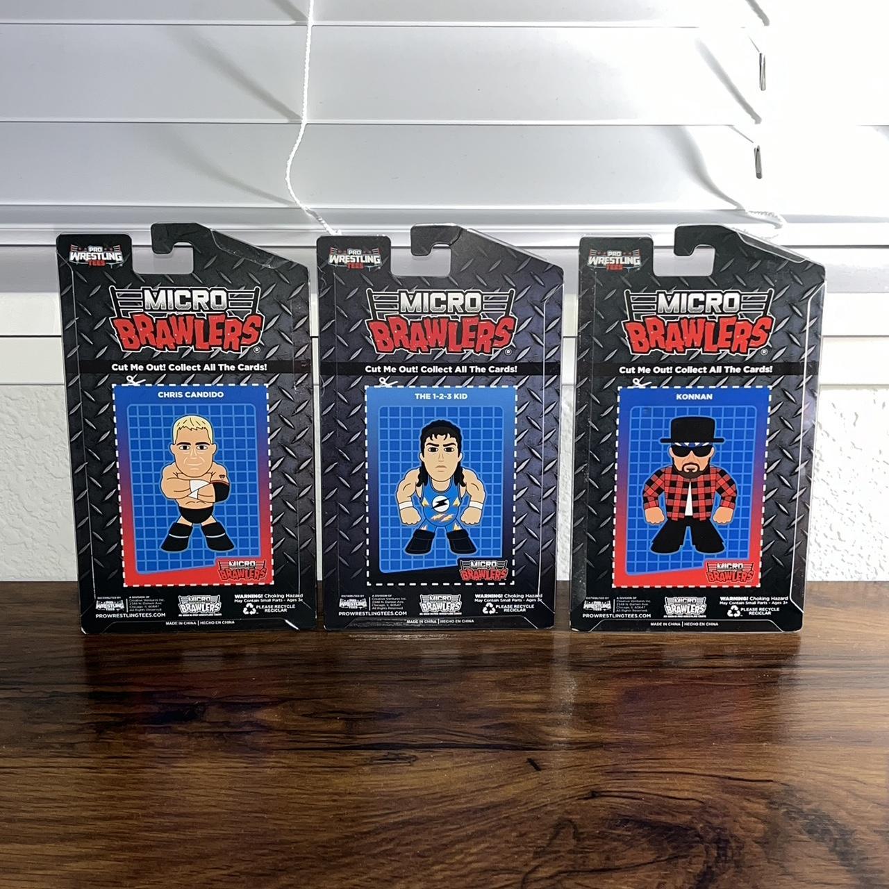 1-2-3 Kid Micro Brawler Pro Wrestling Crate - Depop