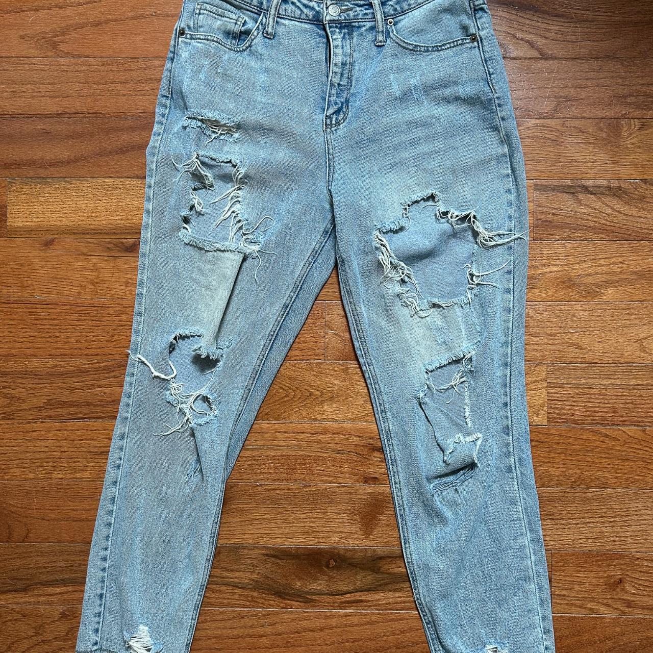 Wild Fable Target Jean Light Blue Wash Ripped Jeans Wild Fable By