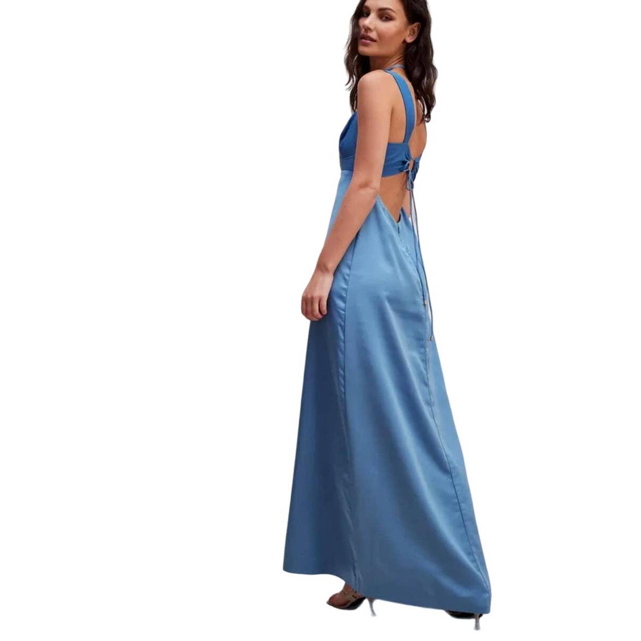 Blue Socialite Light Blue Occasion Dress With Belly Coverage Large Size For  Summer Parties And Weekdays From Offwhiteonsale, $53.73