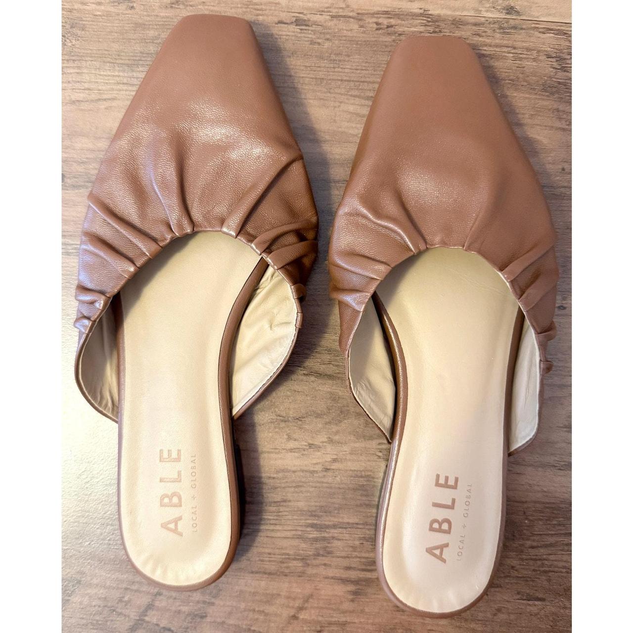 Source Unknown Women's Mules - Tan/Brown - US 8.5… - image 1