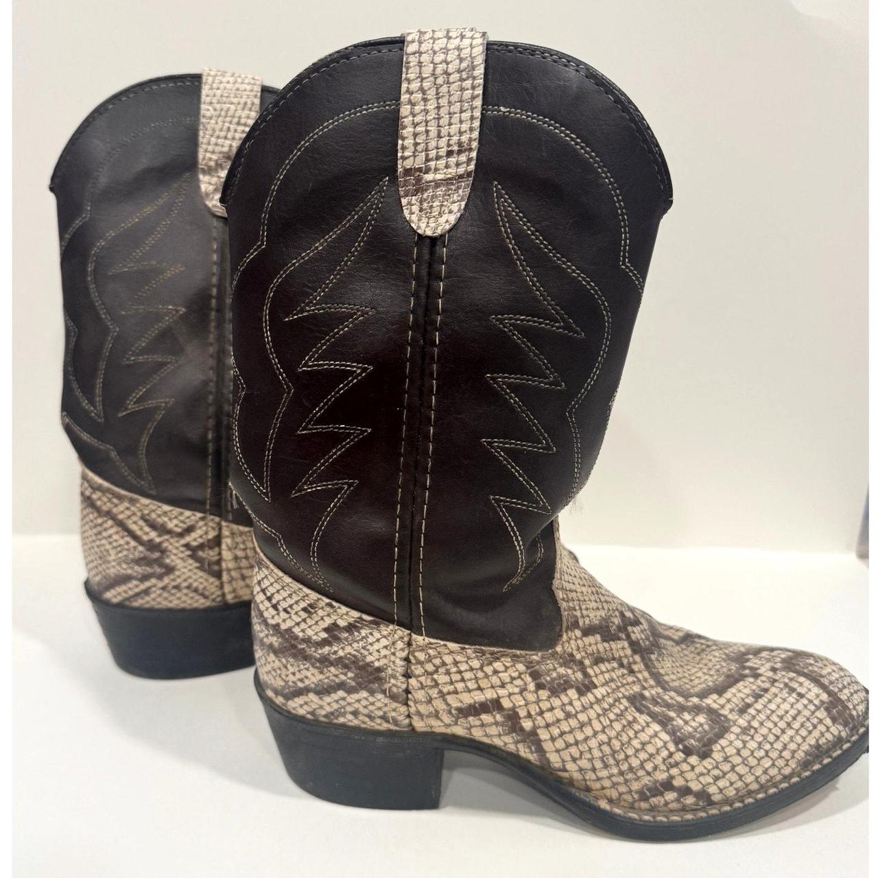 Source Unknown Women's Boots - Brown/White - US 4… - image 2