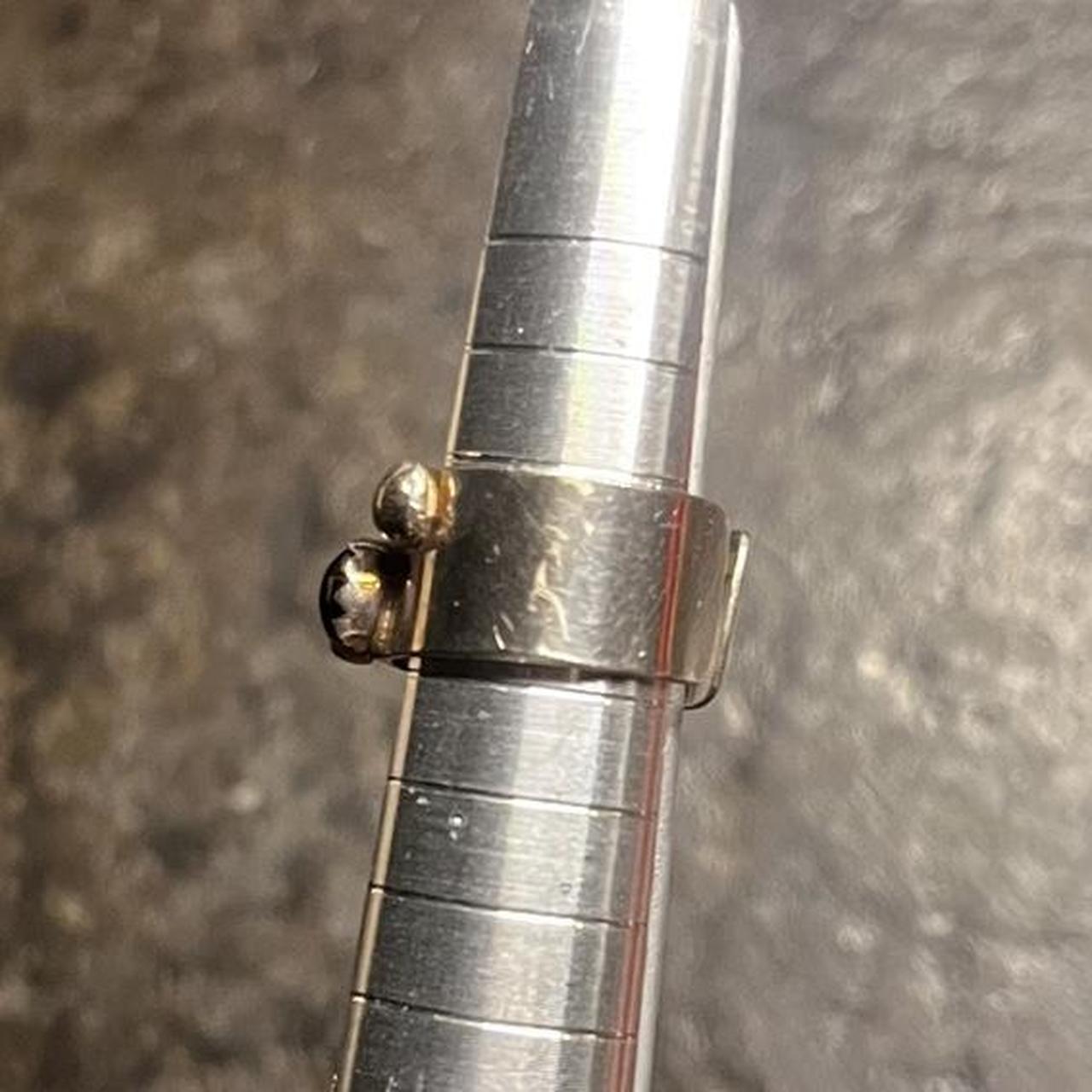 Women's Ring - Silver/Grey – Silver Toe Ring with… - image 3