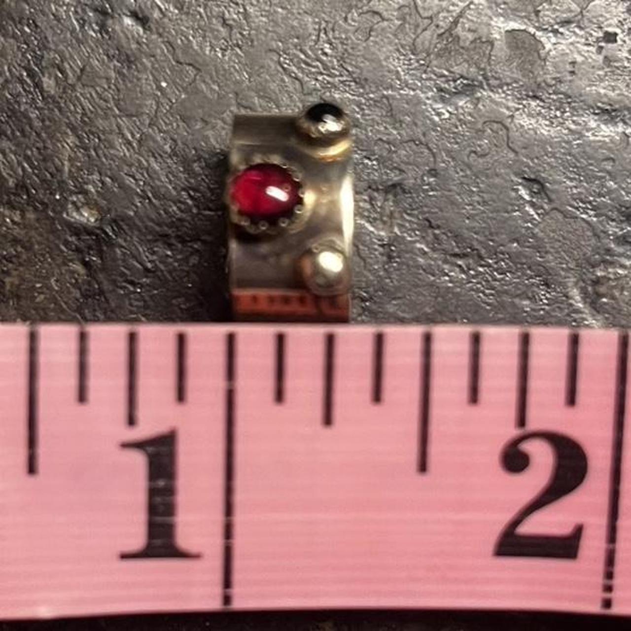 Women's Ring - Silver/Grey – Silver Toe Ring with… - image 5