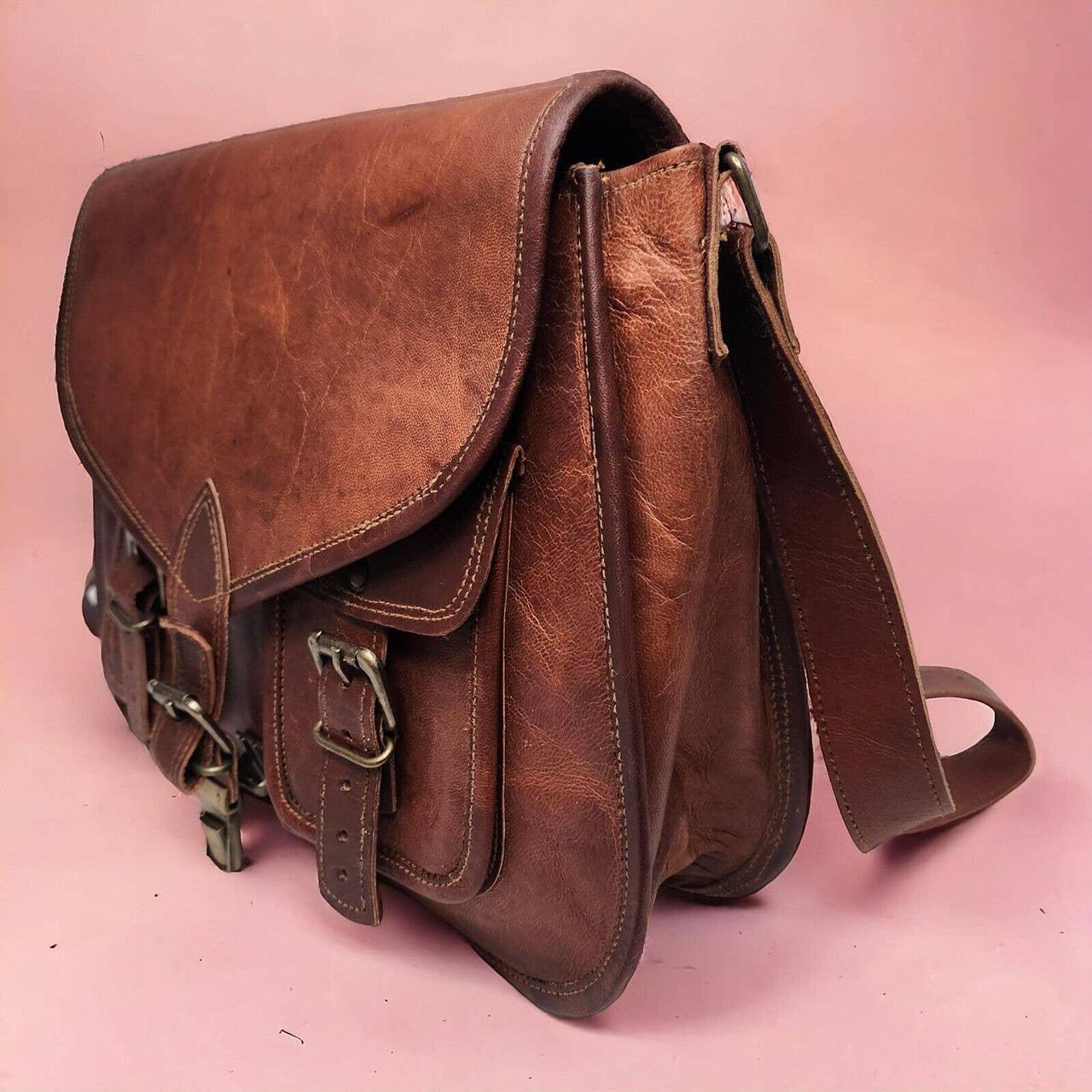 Komal's passion clearance leather messenger bag