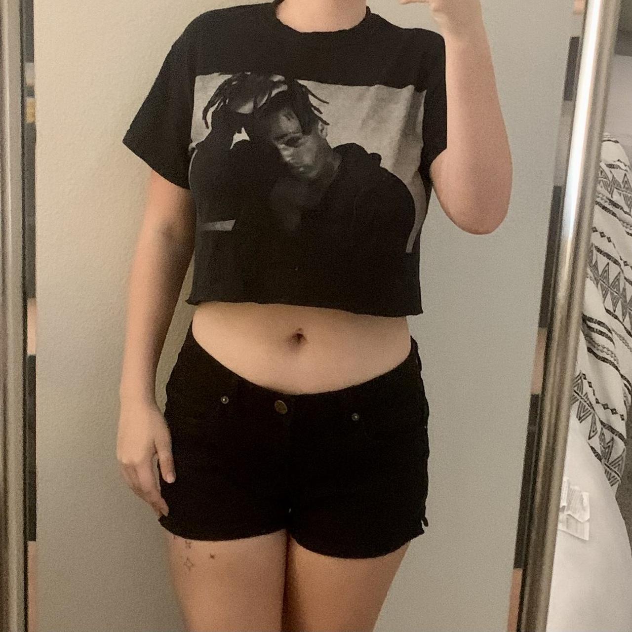 XXXTENTACION EMO BLACK COTTON CROP TOP | Depop