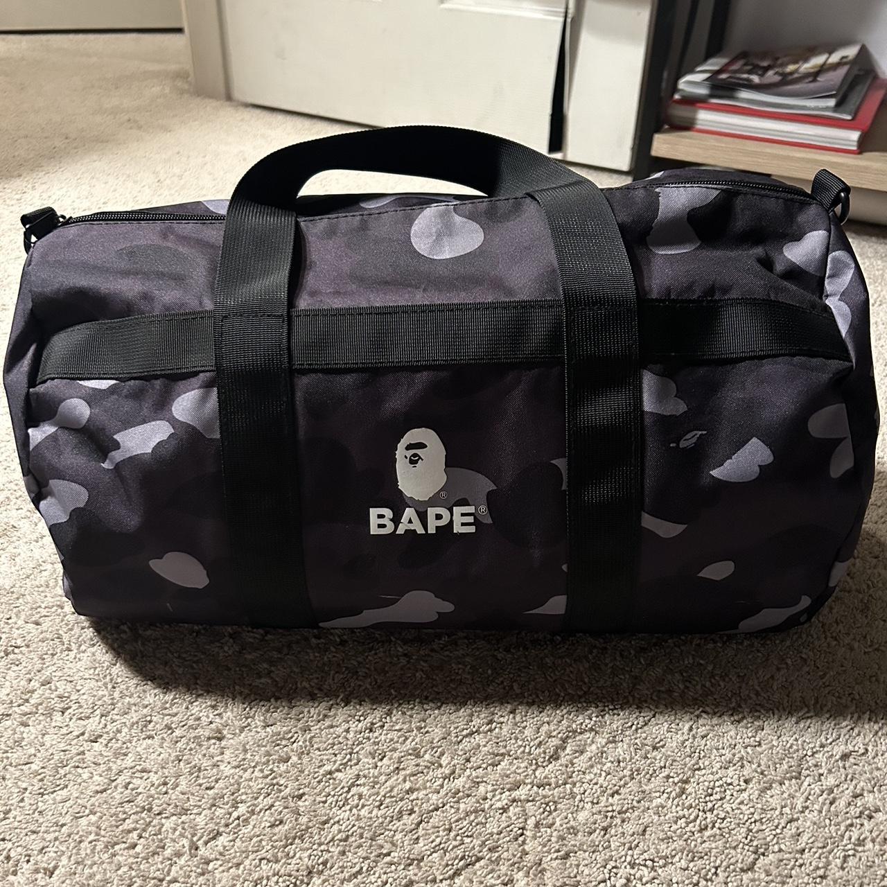 Black Bape Duffle Bag About 1.75ft x 1.5ft x... Depop