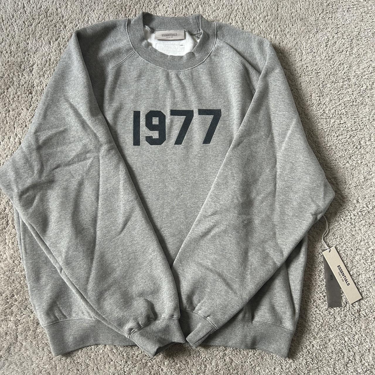 Essentials 1977 Dark Oatmeal Sweater Size L but... - Depop