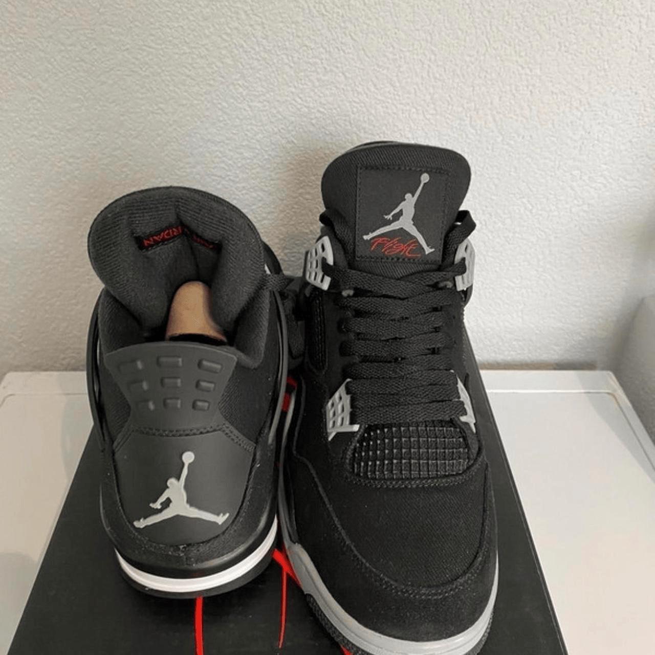 Nike air jordans 1 flight strap grey Grey black and - Depop