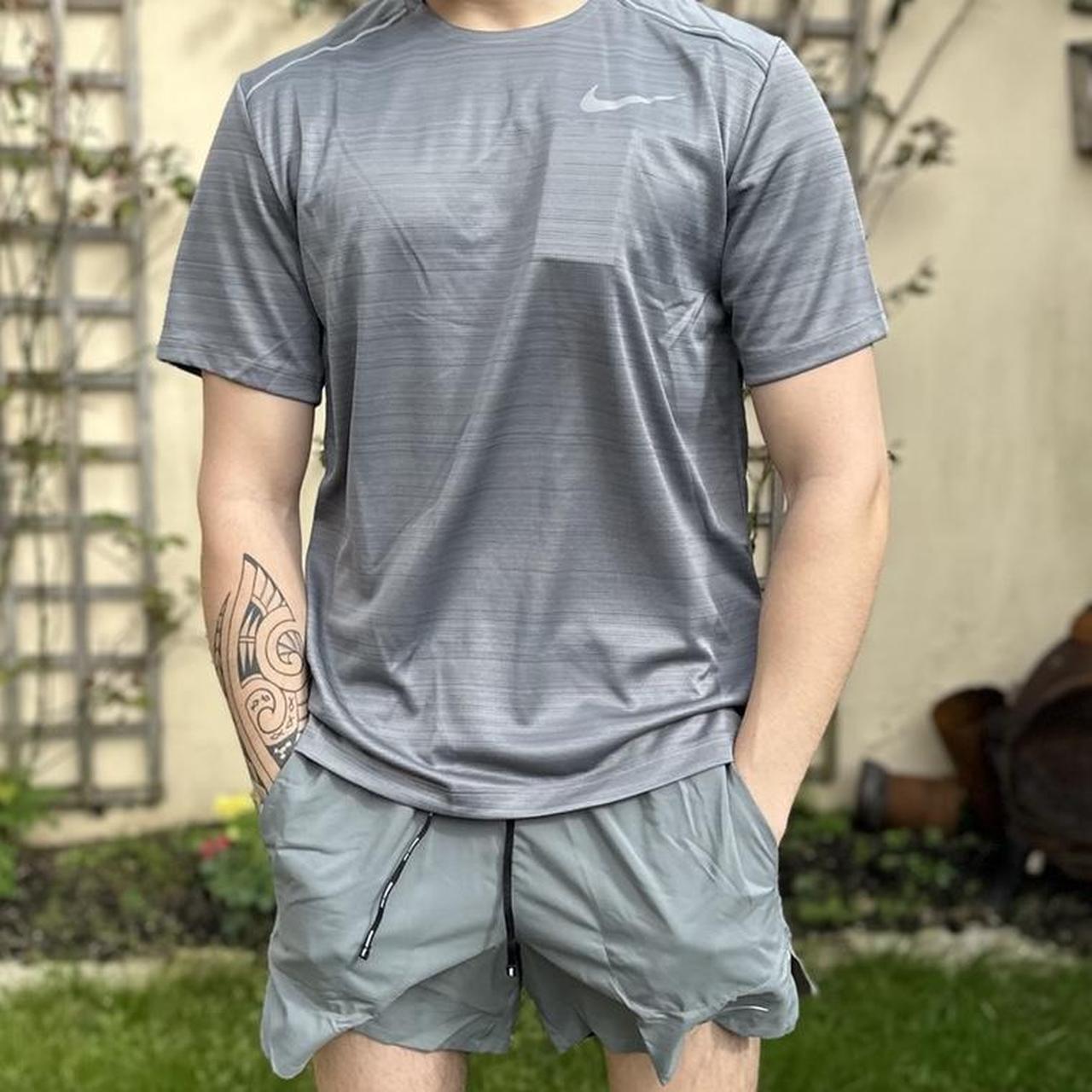 Nike miler set includes shorts and t Depop
