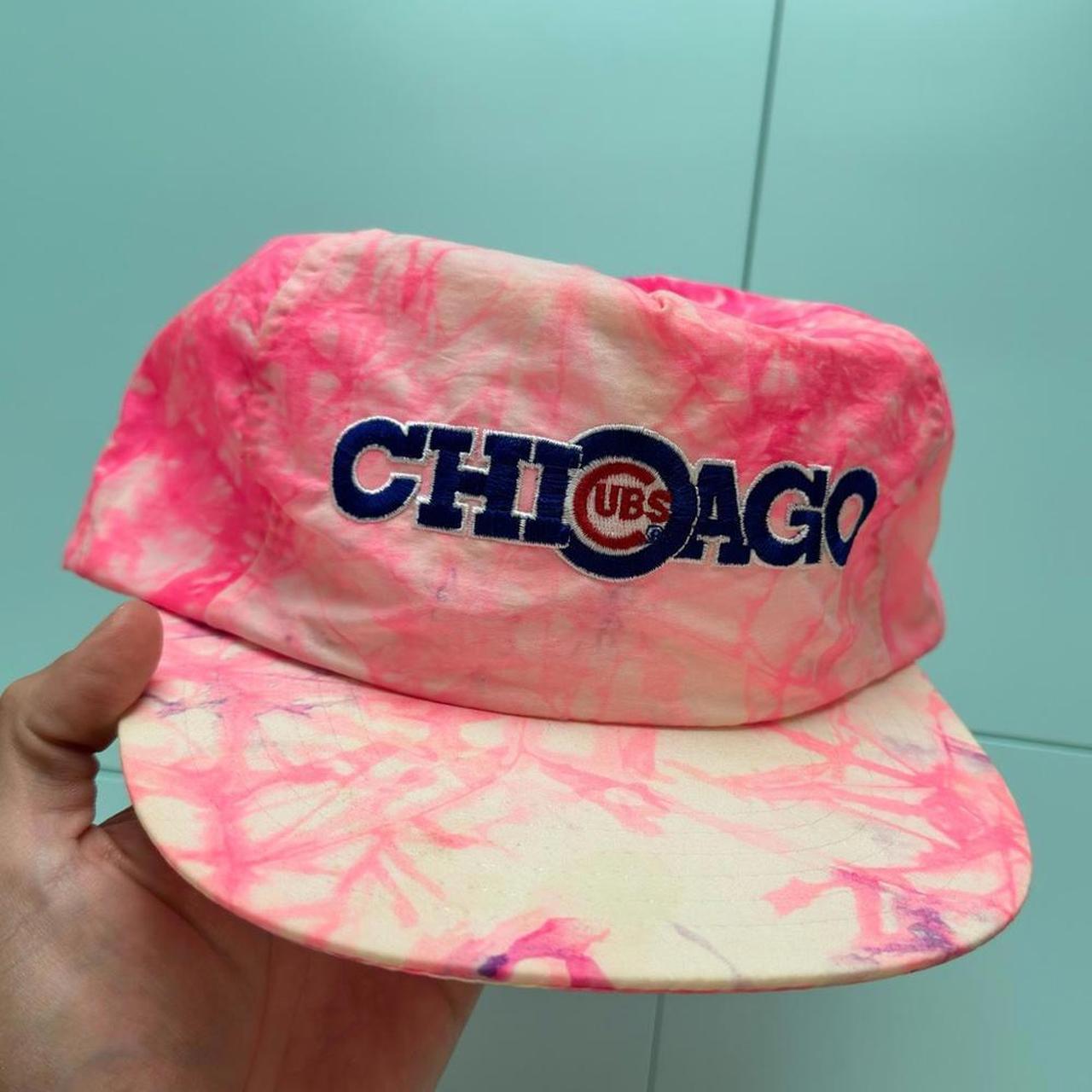 Chicago Cubs RARE Tie Dye Pink Hat. This is a unique