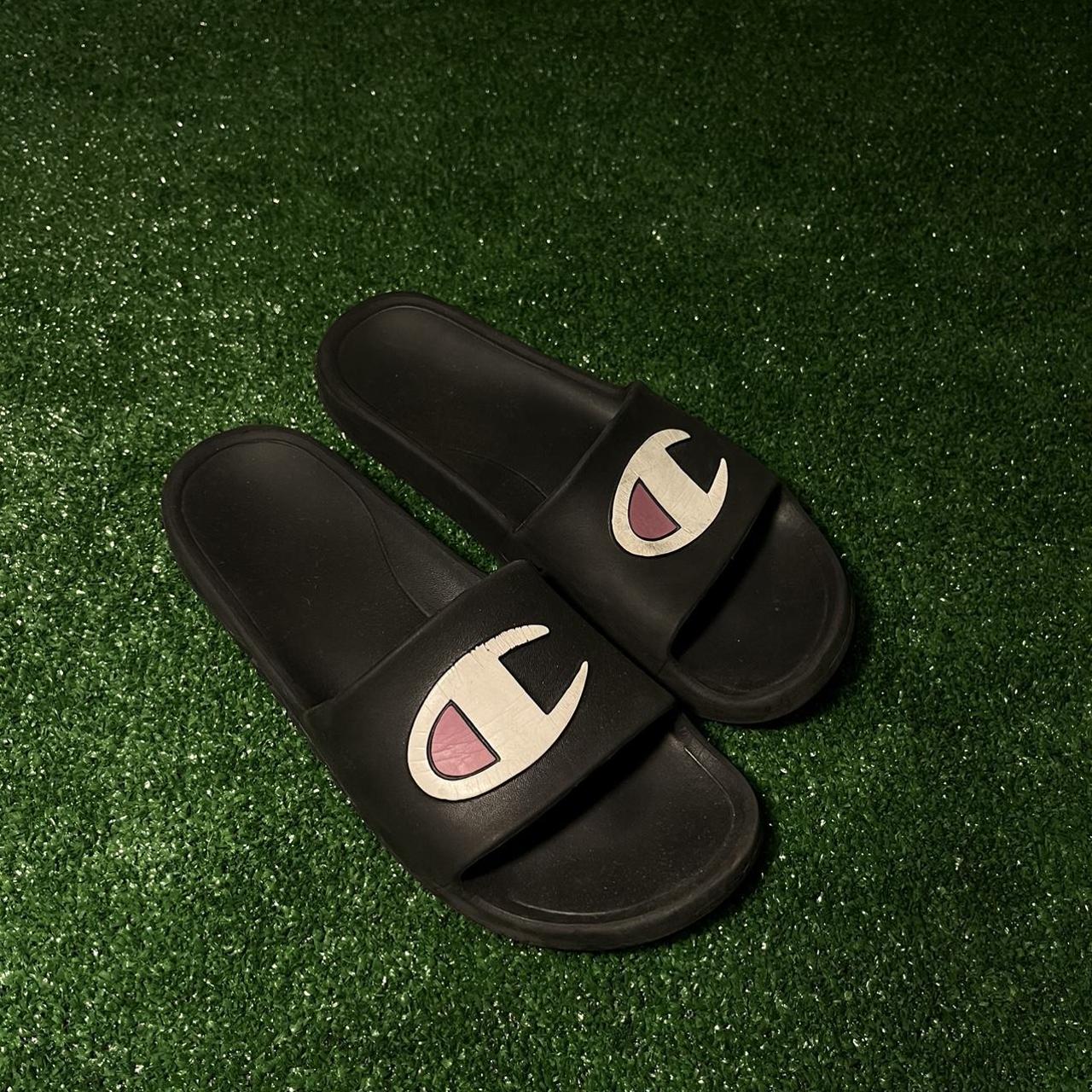 champion nike slides