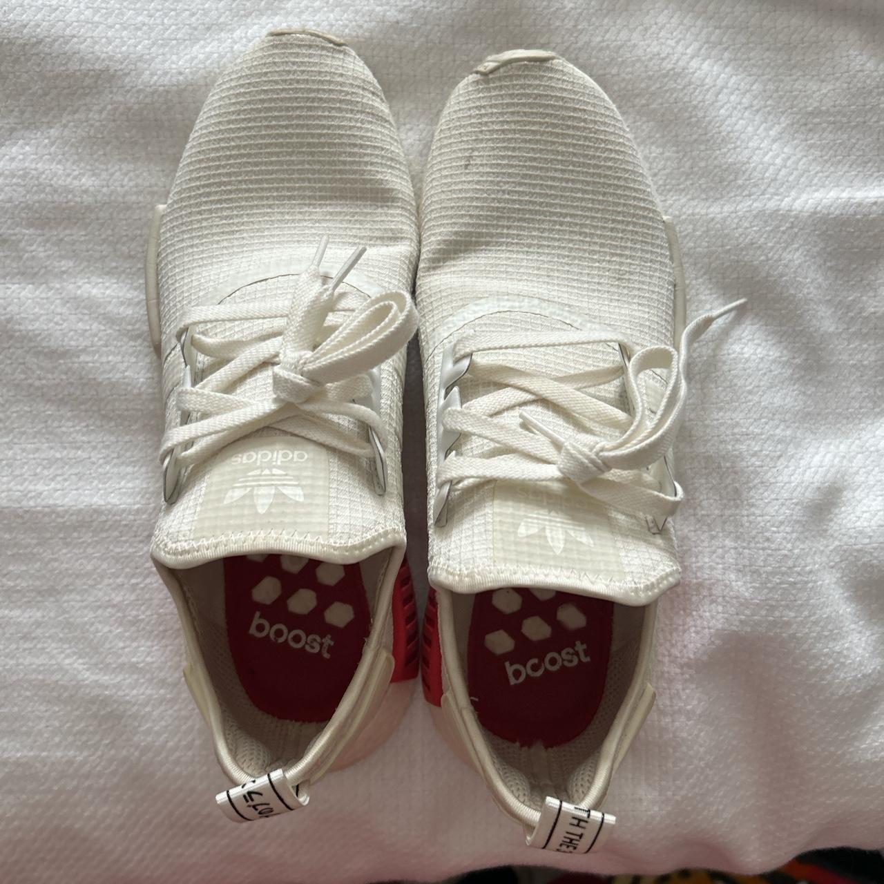 White nmd outlet trainers