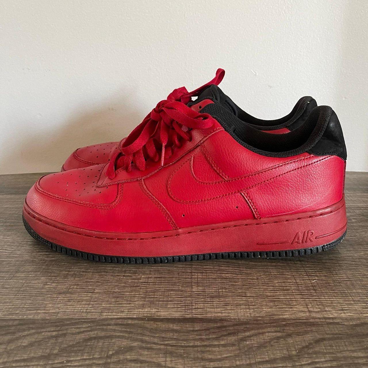 Nike Air Force '07 Low Men's Gym Red Black Depop